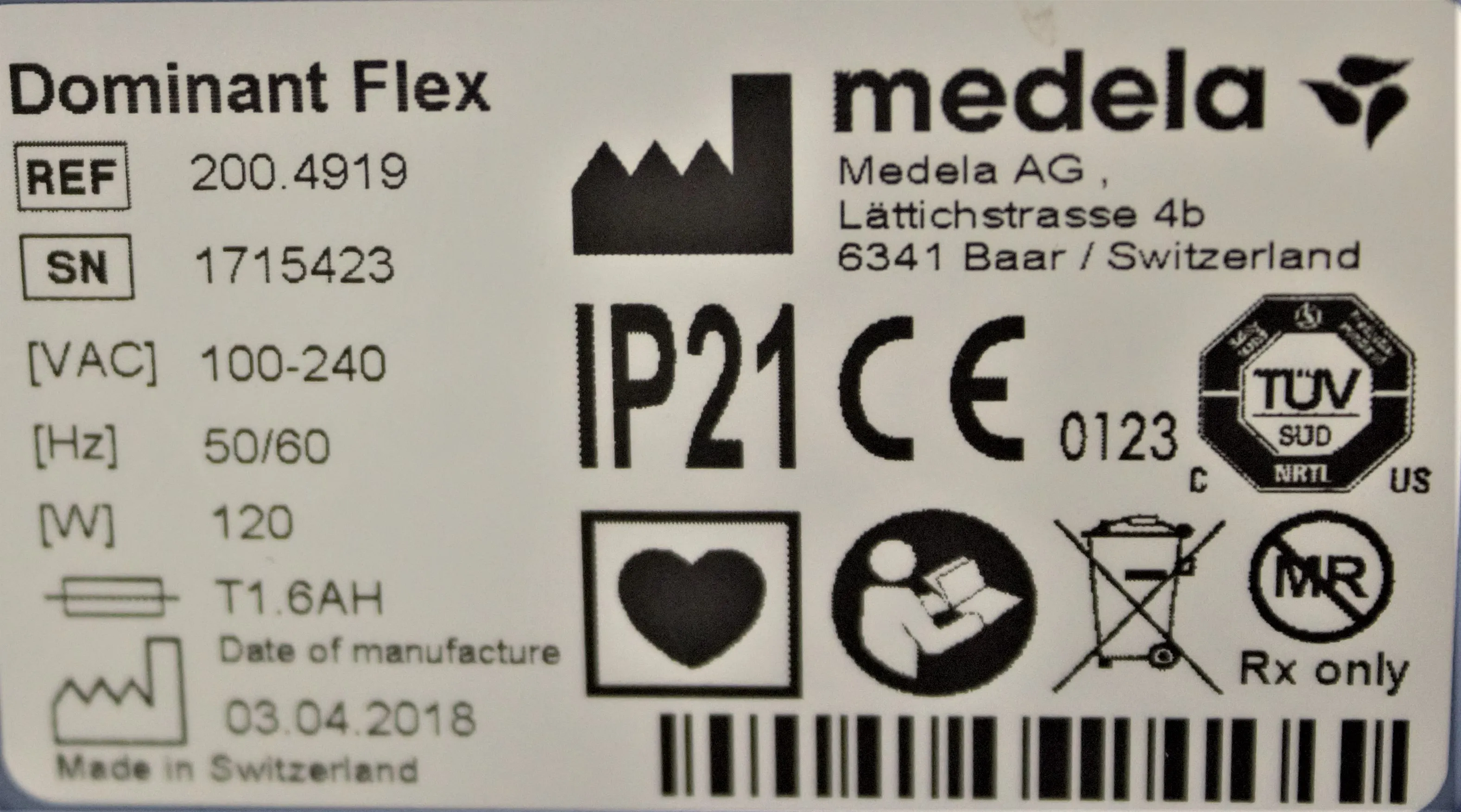 Medela Dominant Flex Aspirator Pump