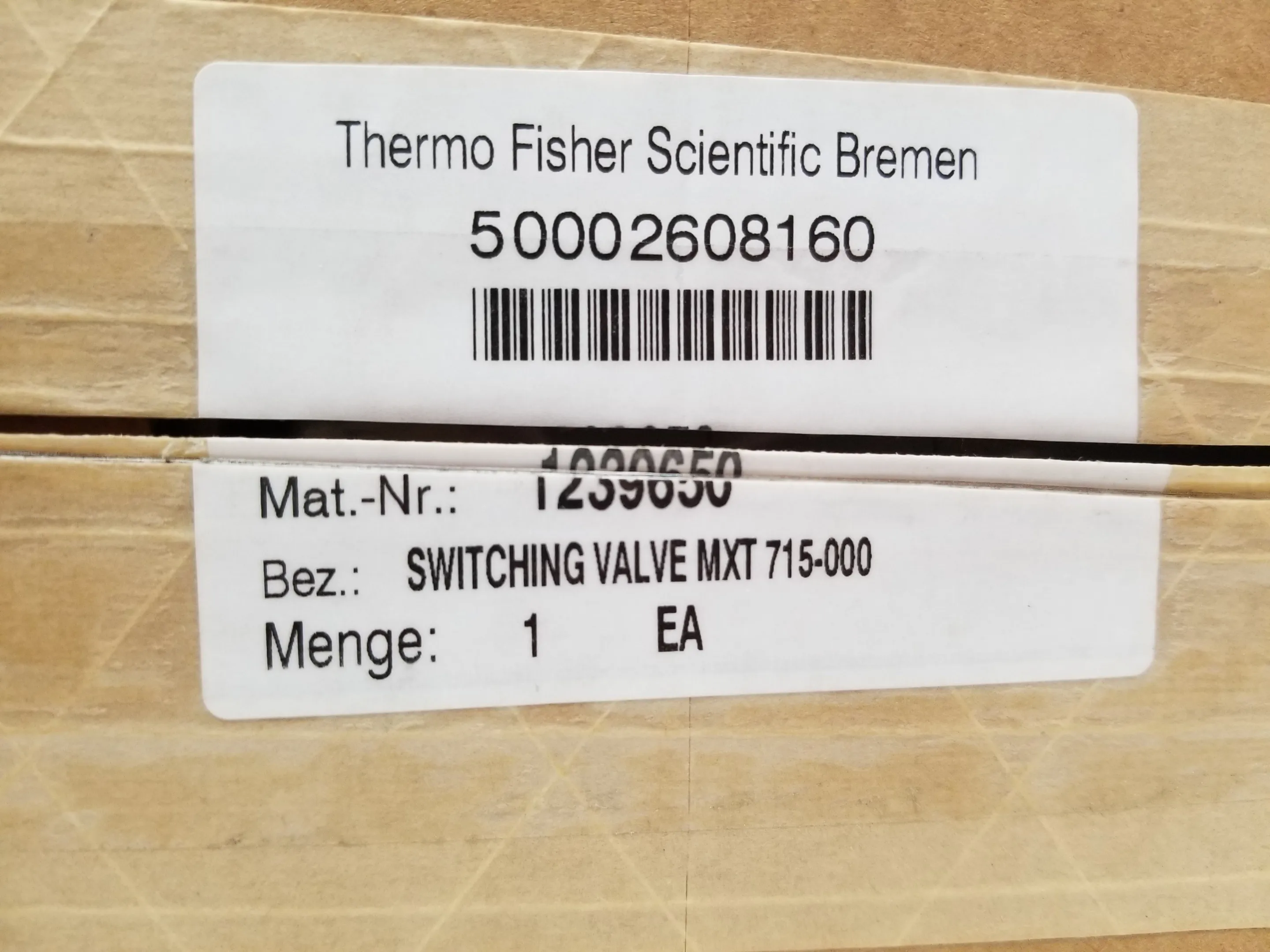 Rheodyne MXT 715-000 MX Series II Switching Valve