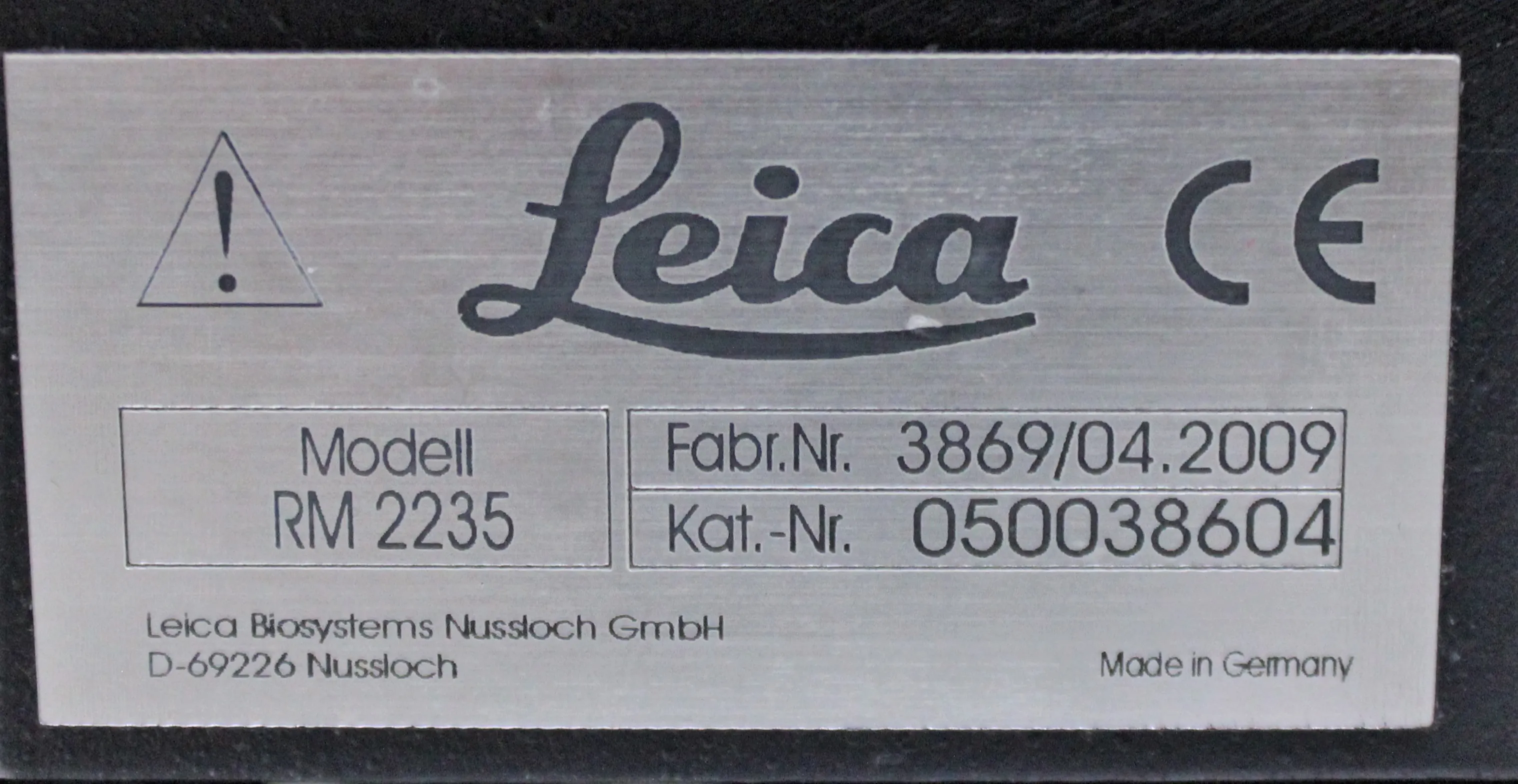 LEICA RM2235 Rotary Microtome