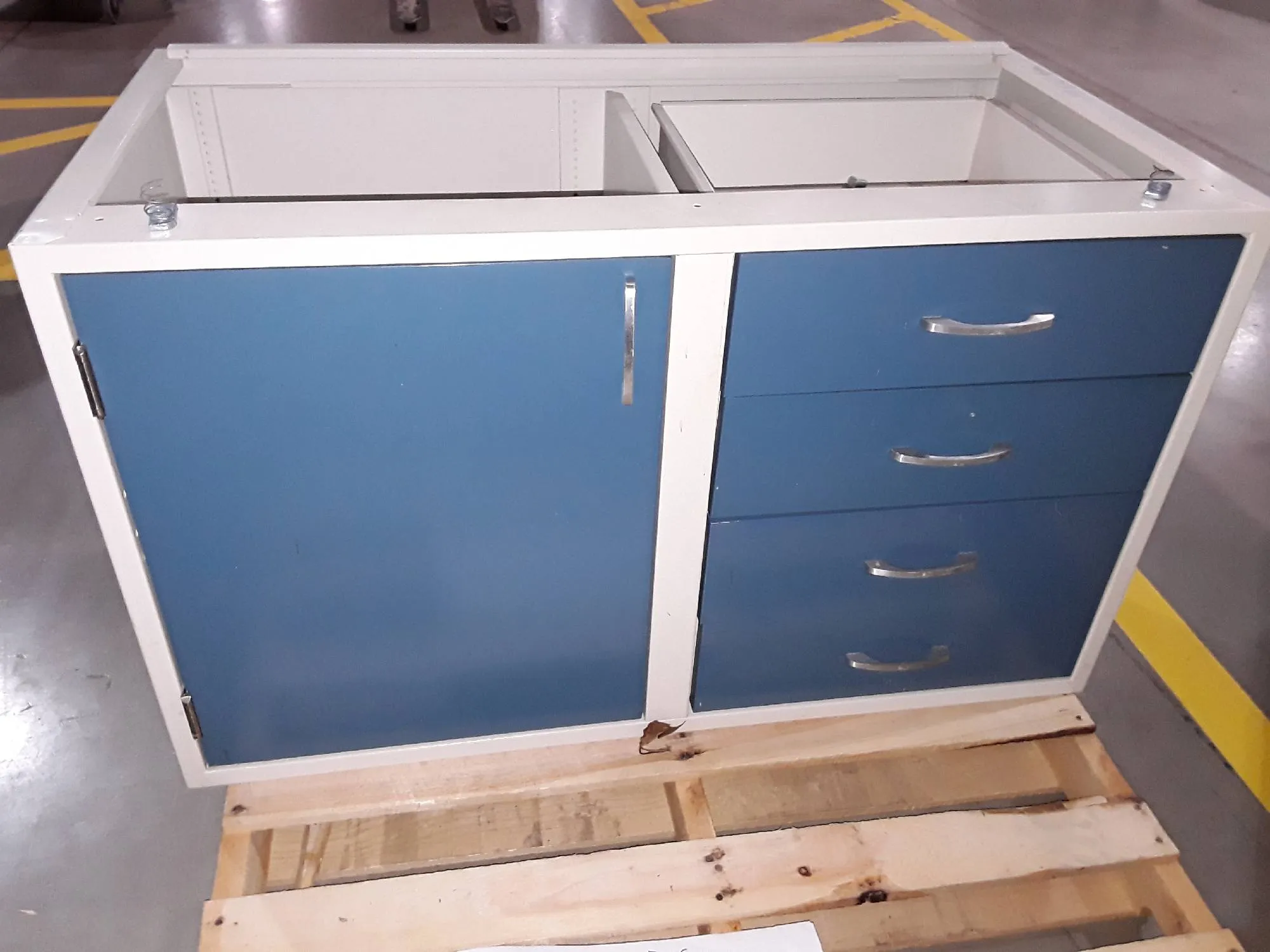 Used Laboratory Overhead Cabinet with Drawers