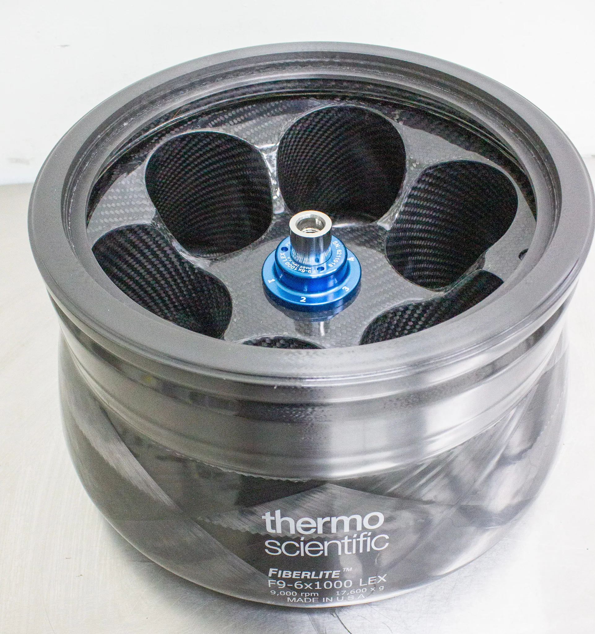 Thermo Scientific Fiberlite F9-6 x 1000 LEX Fixed Angle Rotor P/N 096-061075