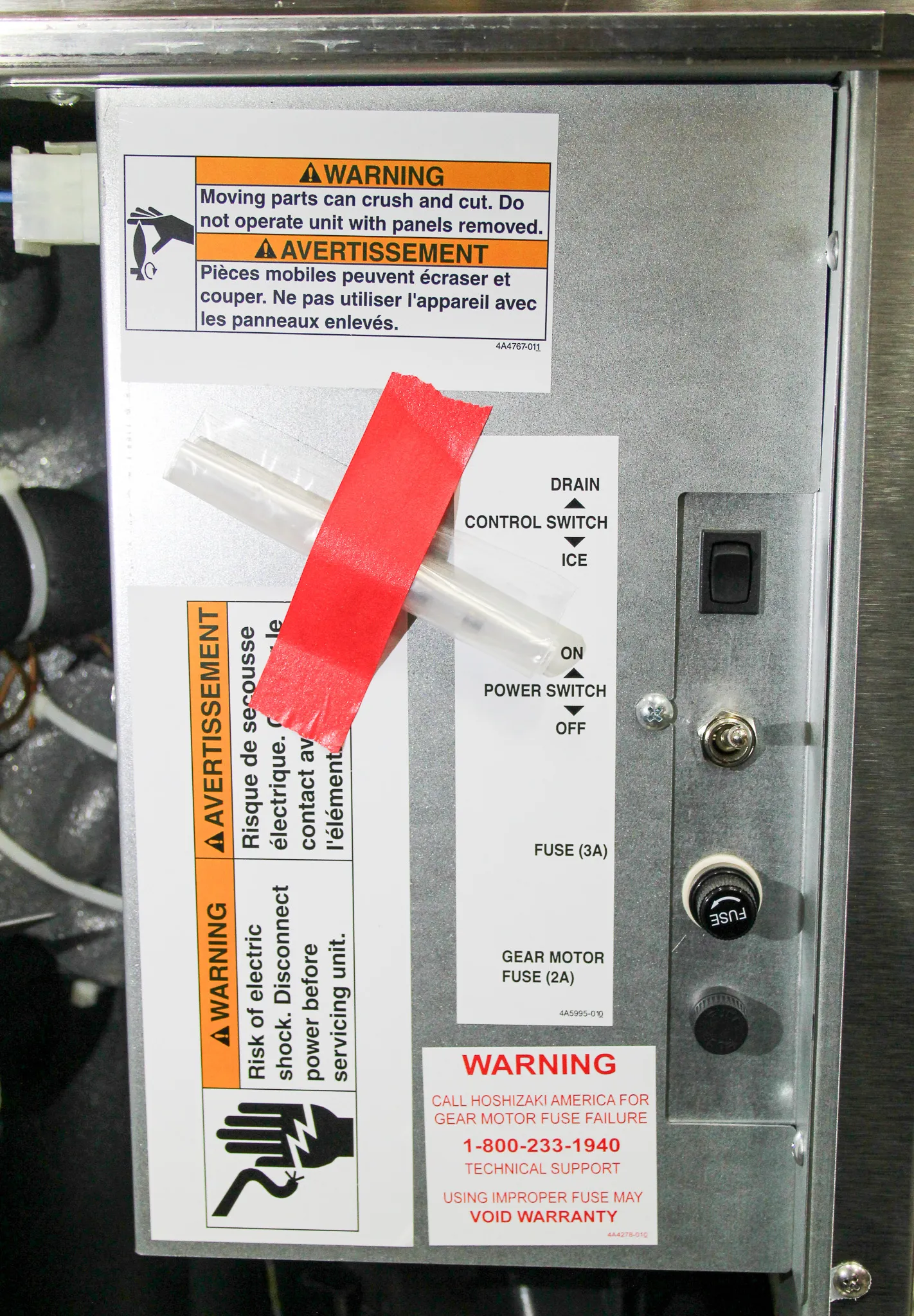 Hoshizaki Air-cooled Flaker, Modular Icemaker, Model F-450MAJ