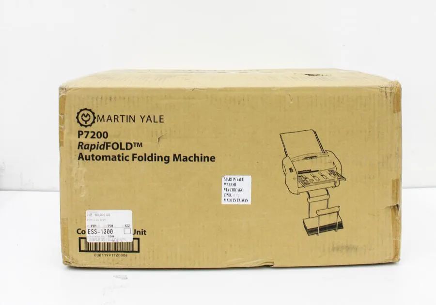 Martin Yale P7200 RapidFOLD Automatic Folding machine Prep7200