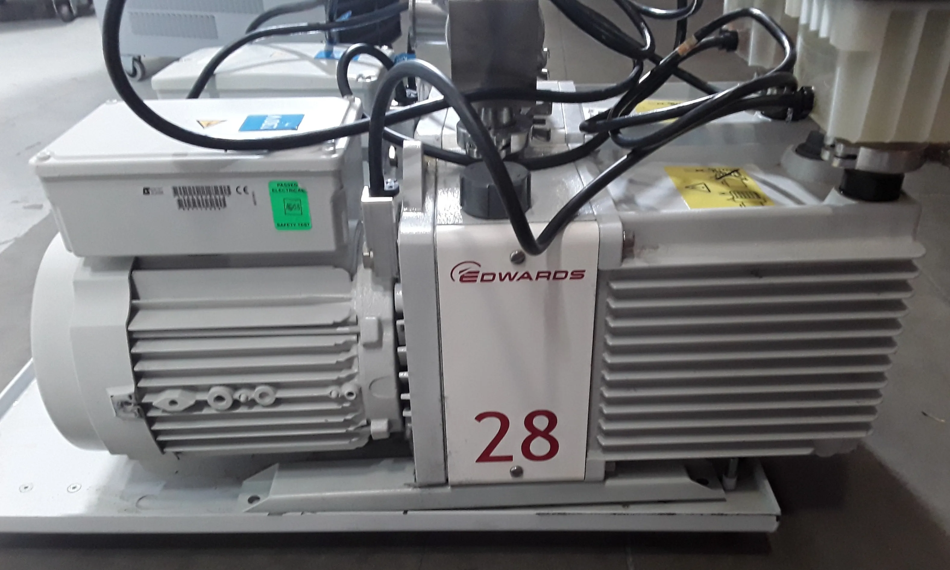 Edwards E2M28 Rotary Vane Vacuum Pump with 30-Day Warranty