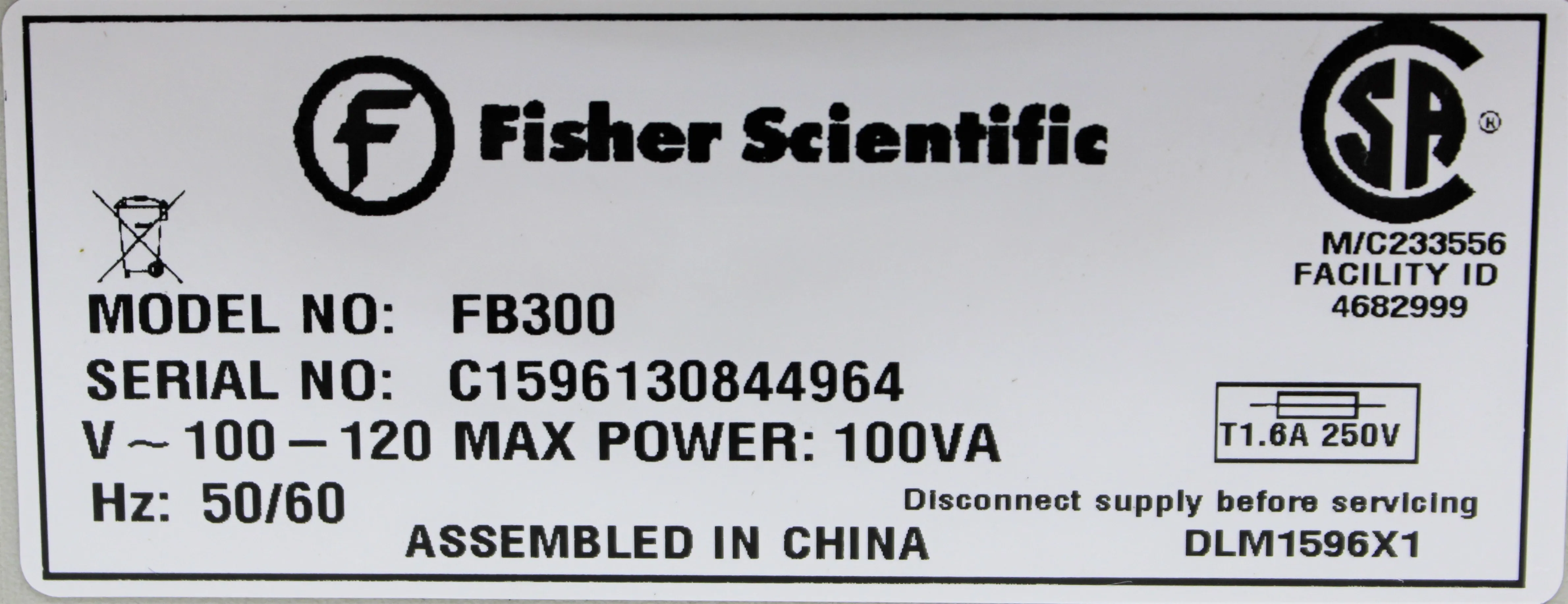 Fisher Scientific FB300 Electrophoresis Power Supply