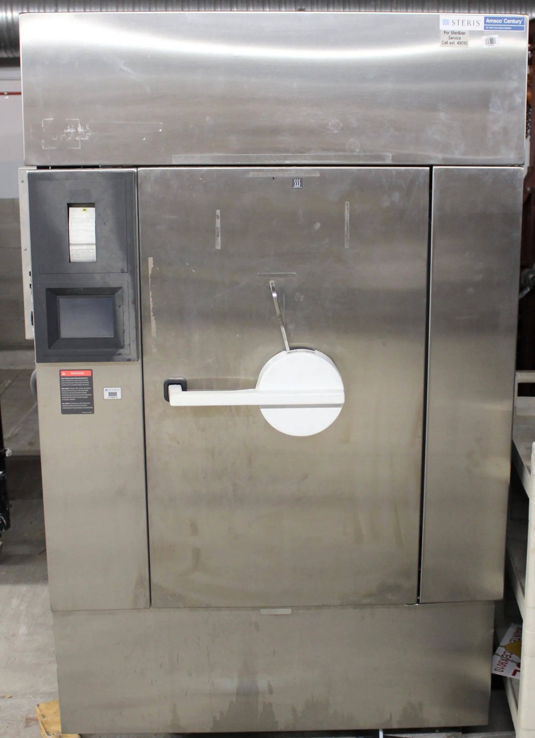 Steris SV-136H Prevac Steam Sterilizer Class 2 Used 480V 50Hz/60Hz