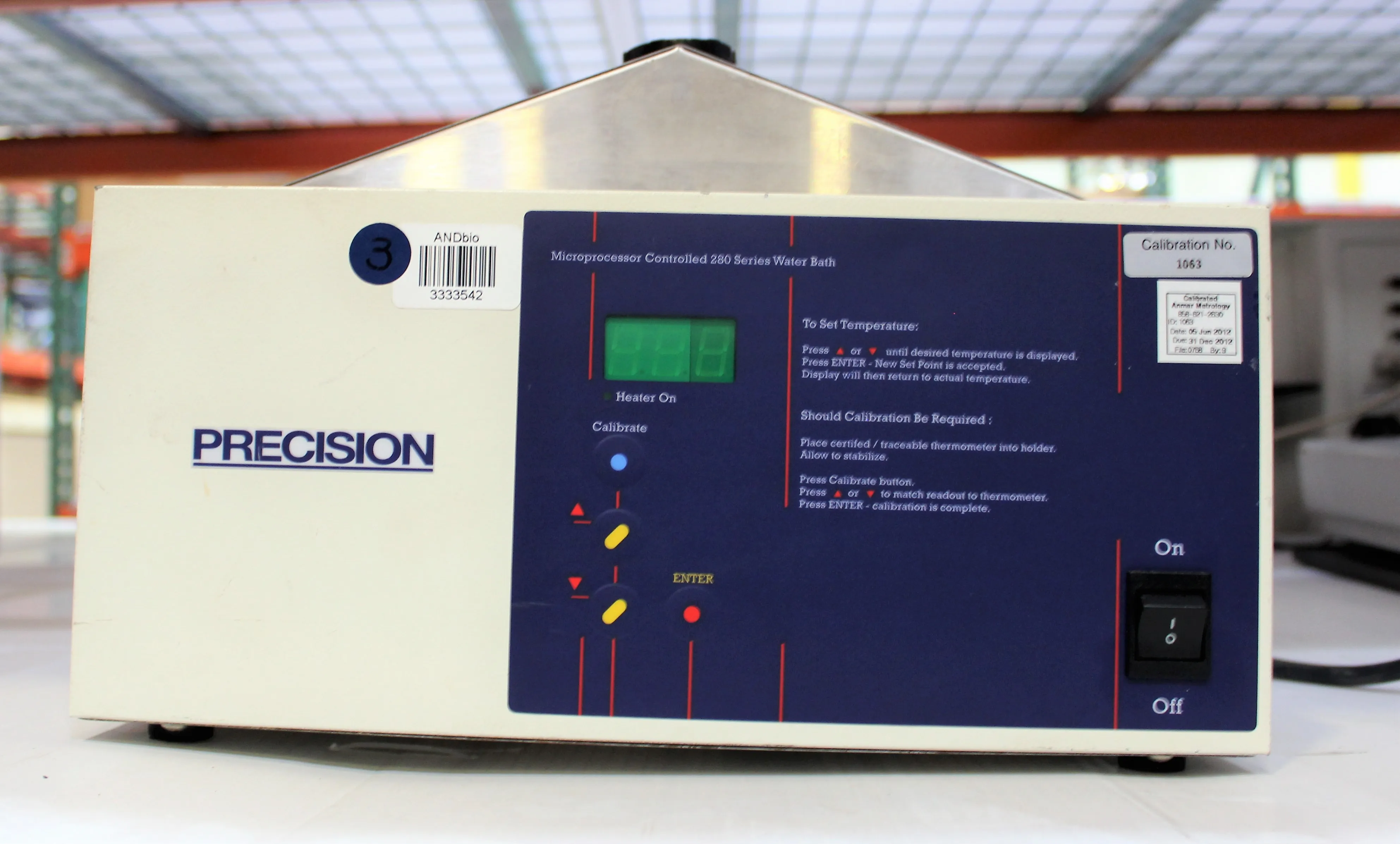 Precision 280 Series Microprocessor Based Water Bath