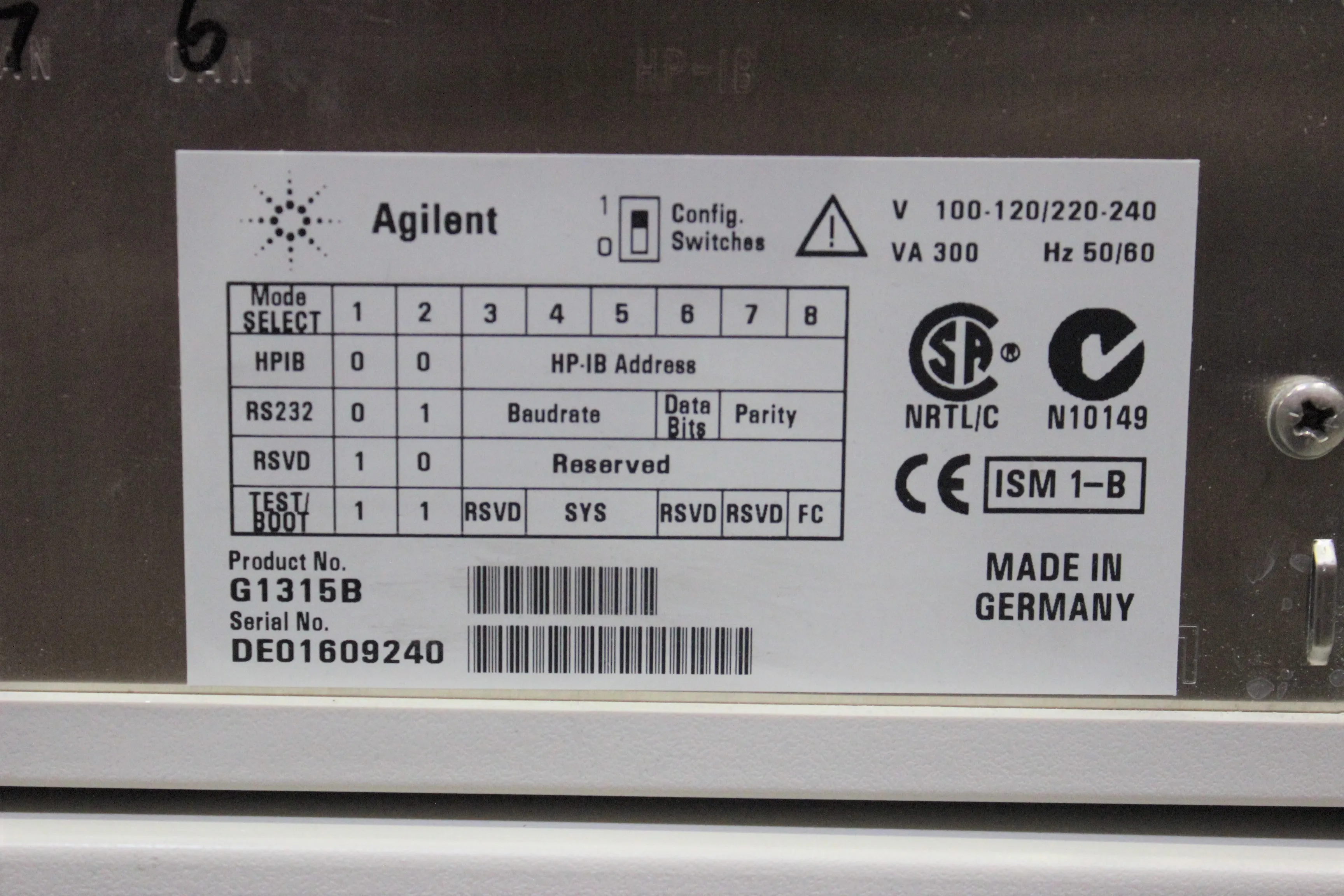 Agilent 1100 HPLC System with DAD