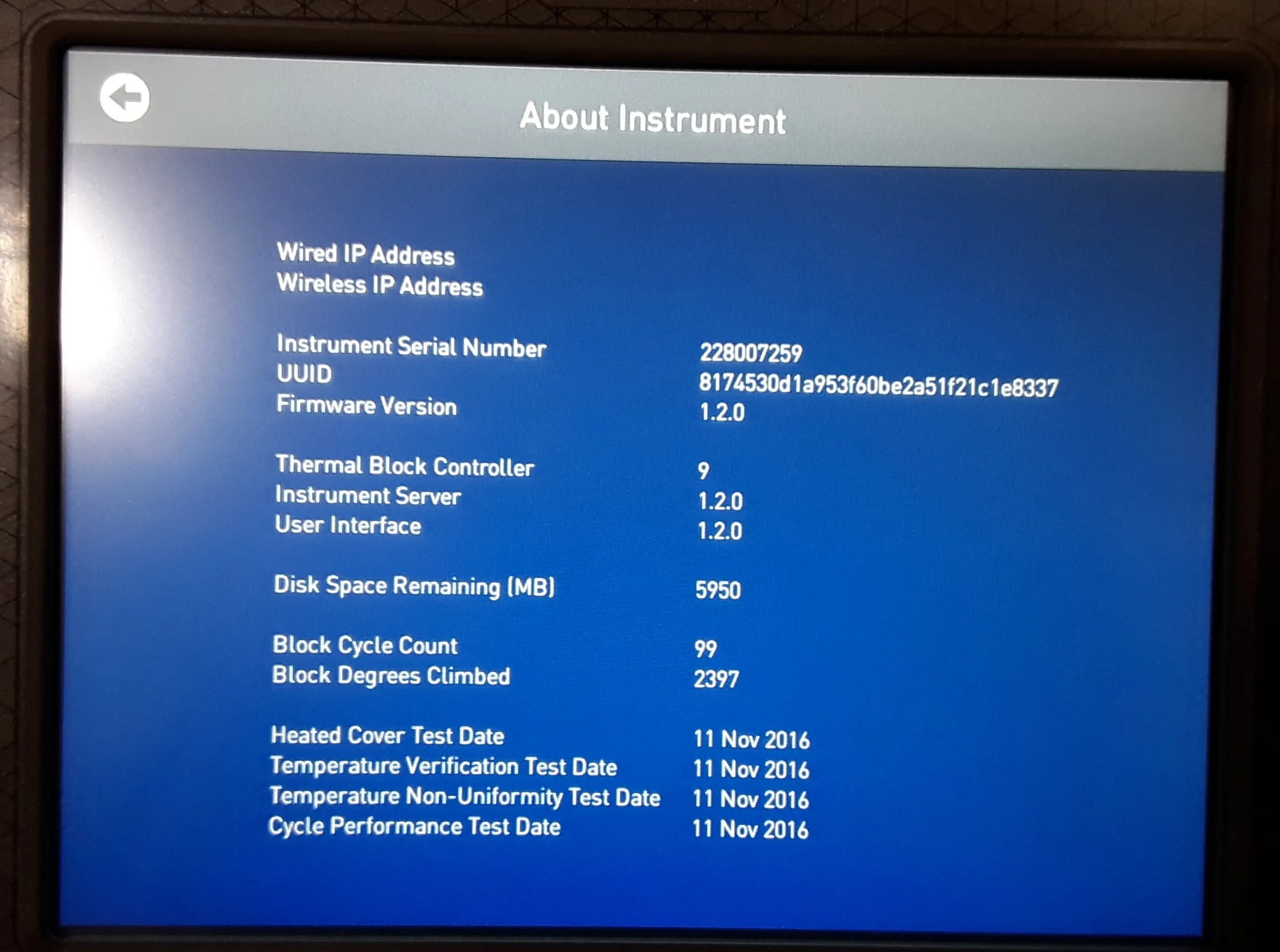 Used PCR Thermal Cycler Applied Biosystems A24812 2016 Model