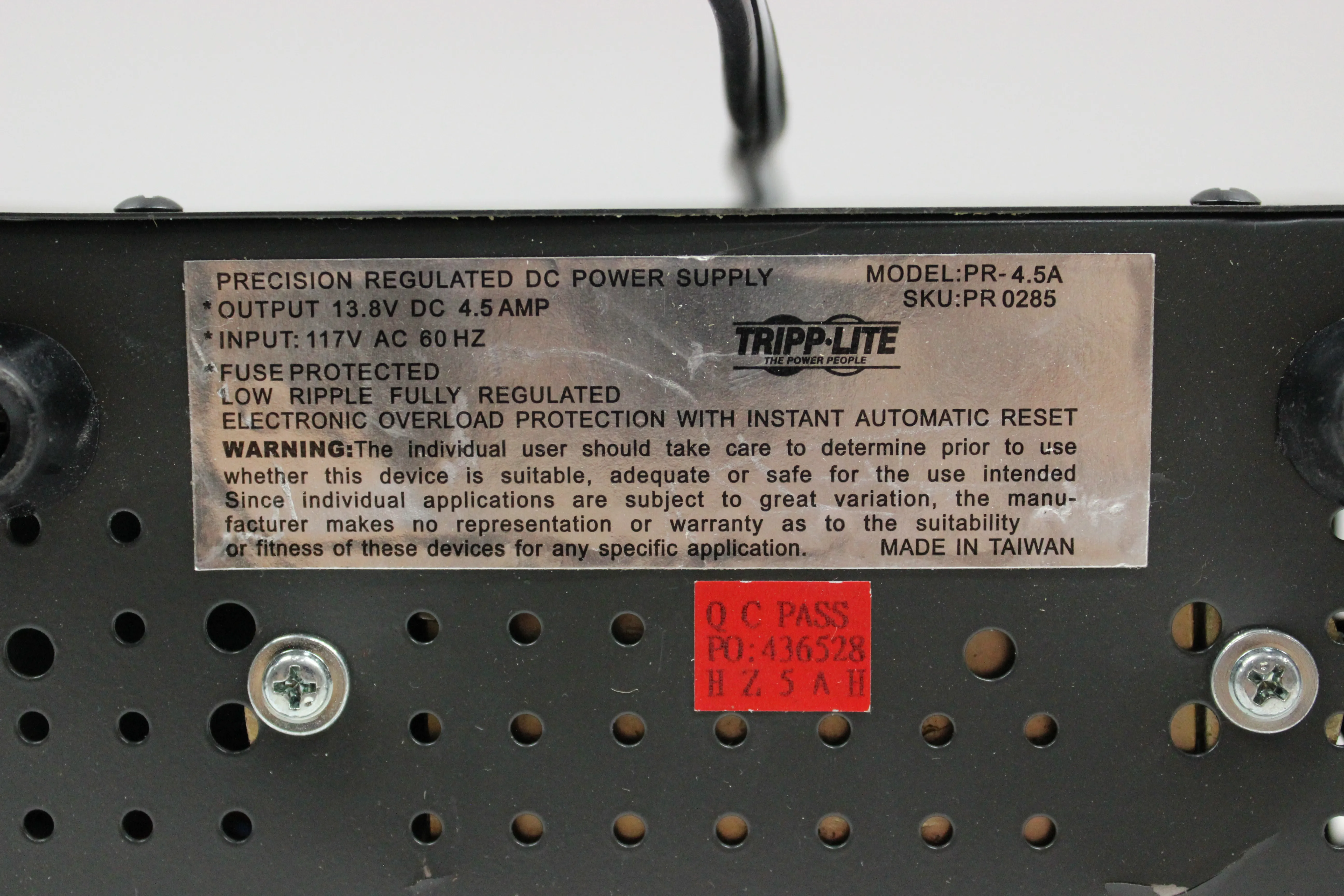 Tripp-Lite PR-4.5A Power Supply