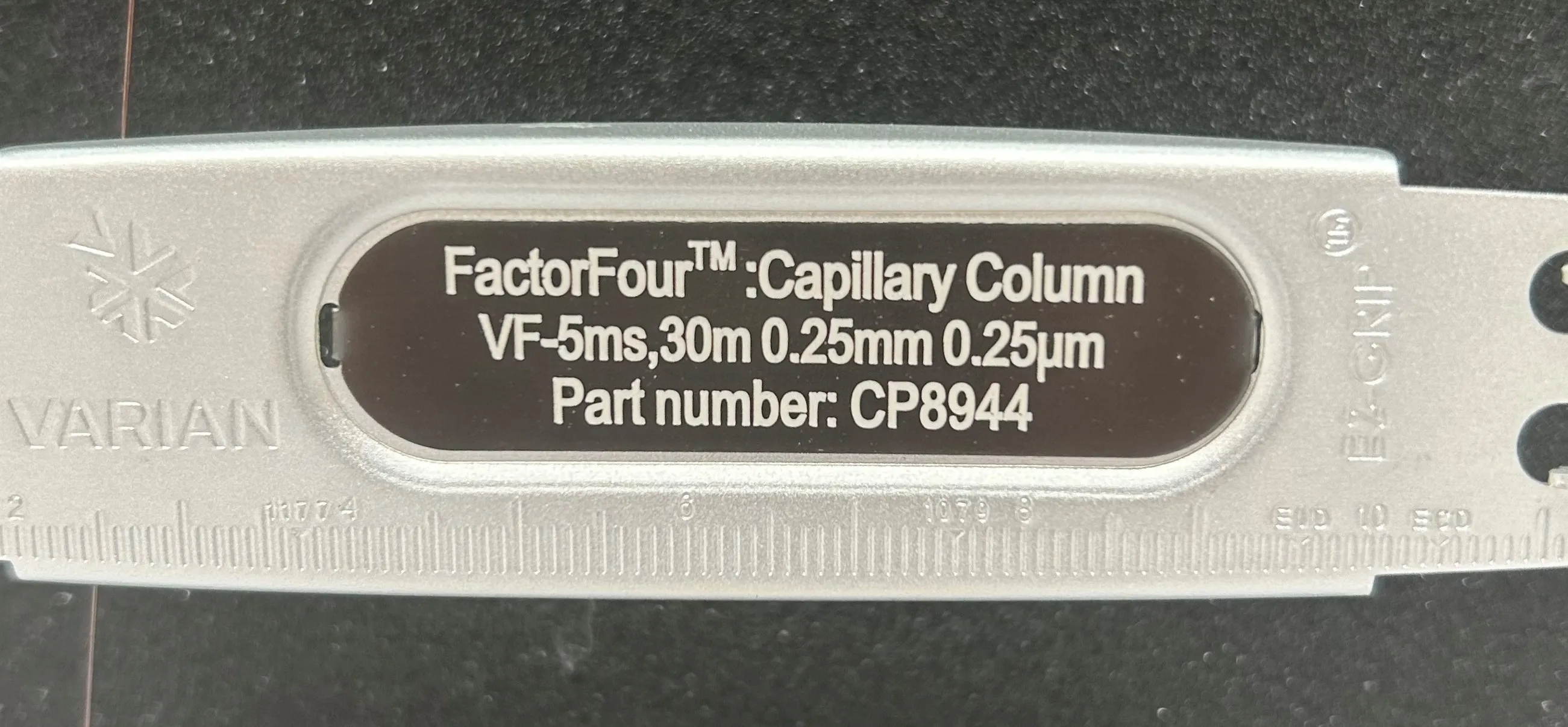 Varian Factor Four Capillary Column VF-5ms, 30m x 0.25mm ID DF = 0.25 100% Parts and Labor Warranty