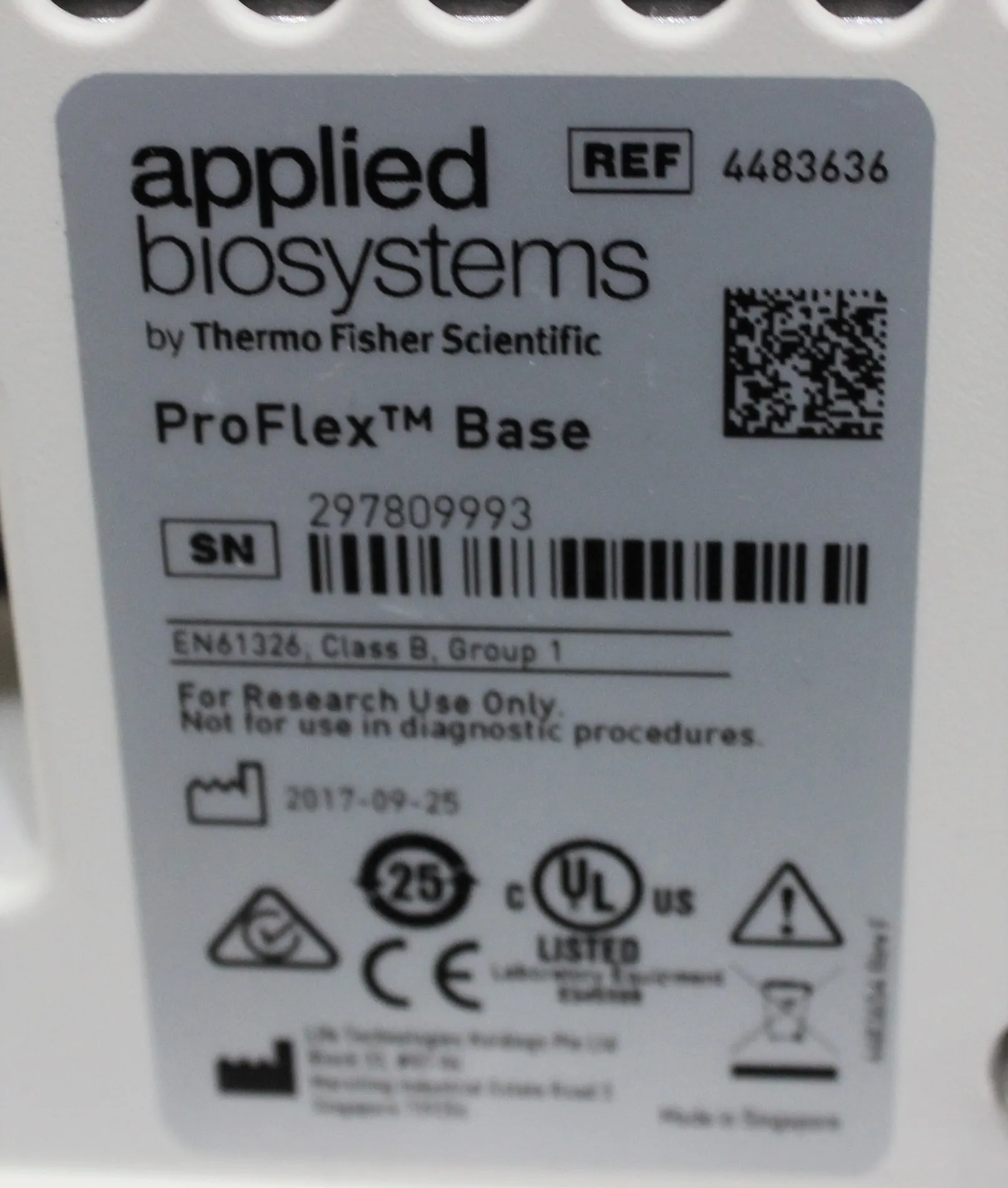 Applied Biosystems 4483636 Real Time PCR System