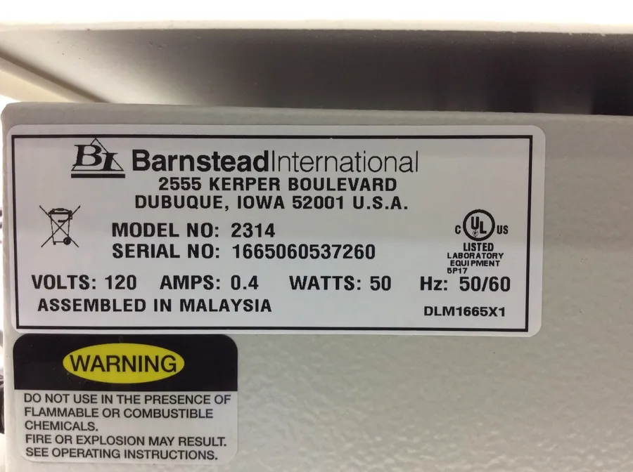 Barnstead Lab Rotator Model 2314 Molecular Biology Vortexer