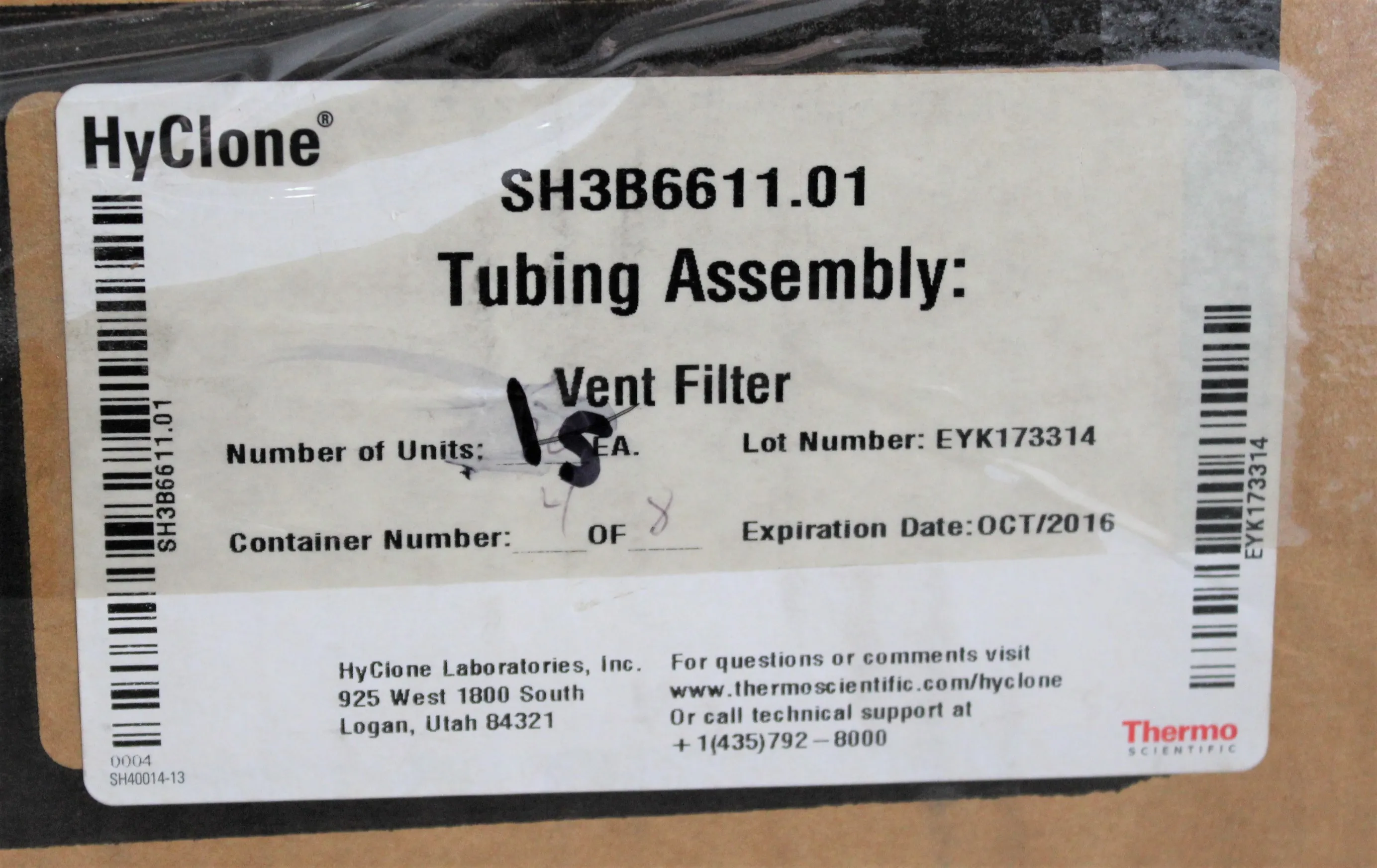 Thermo Scientific HyClone Tubing Assembly Vent Filter SH3B6611.01