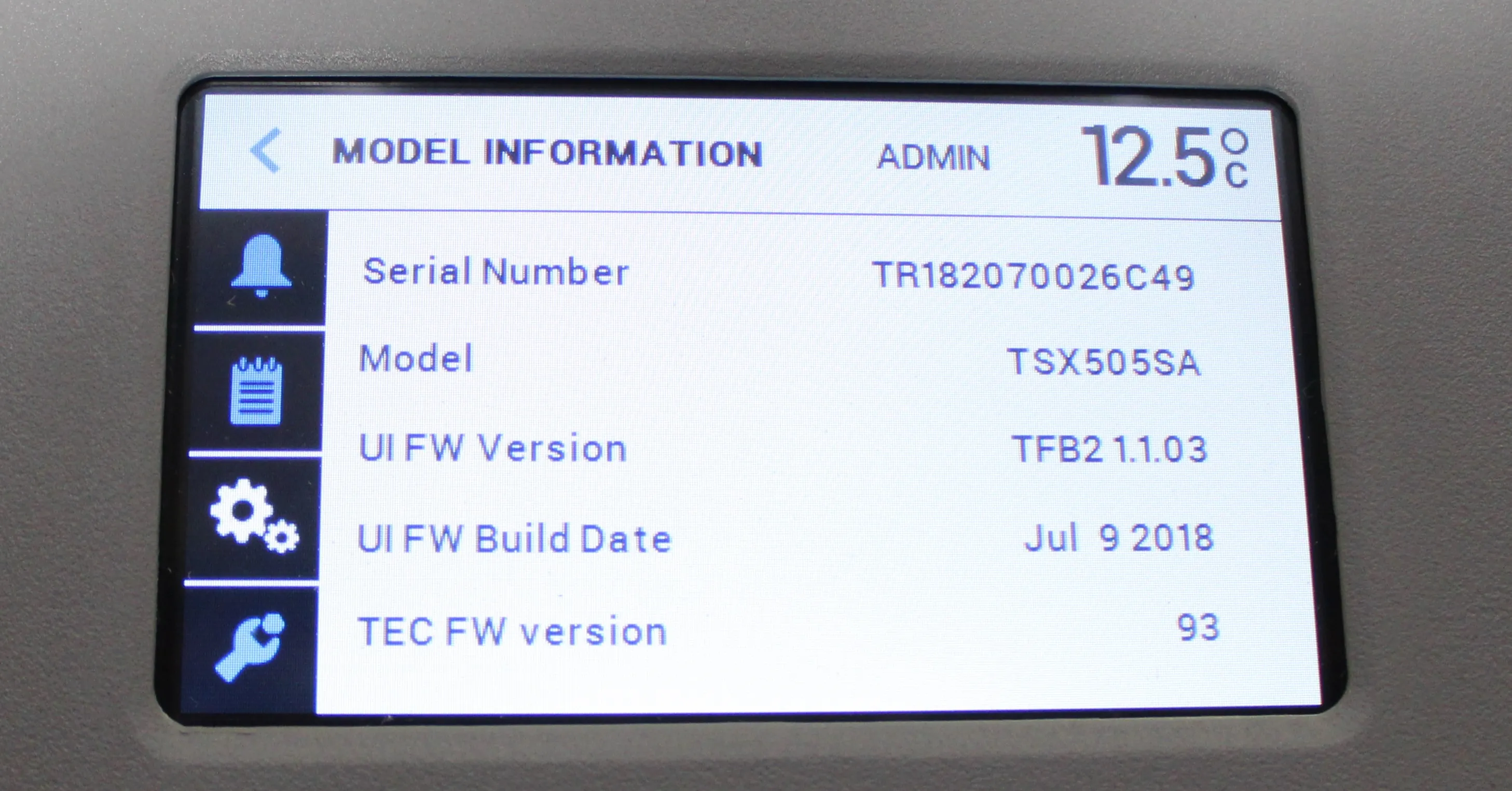 Thermo Scientific TSX Series Undercounter Lab Refrigerator - High-Performance Used Unit