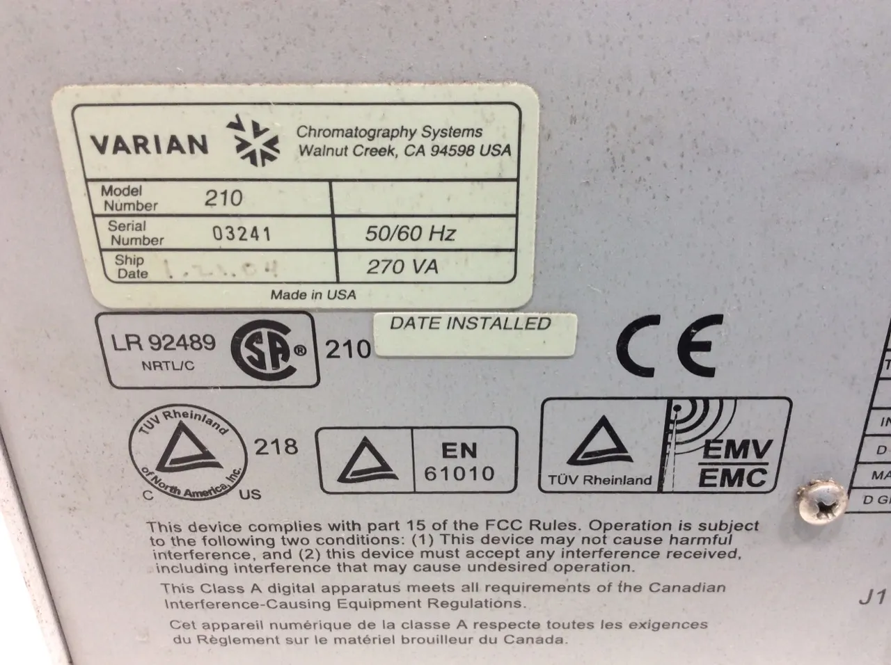 Varian ProStar Solvent Delivery Module Model 210