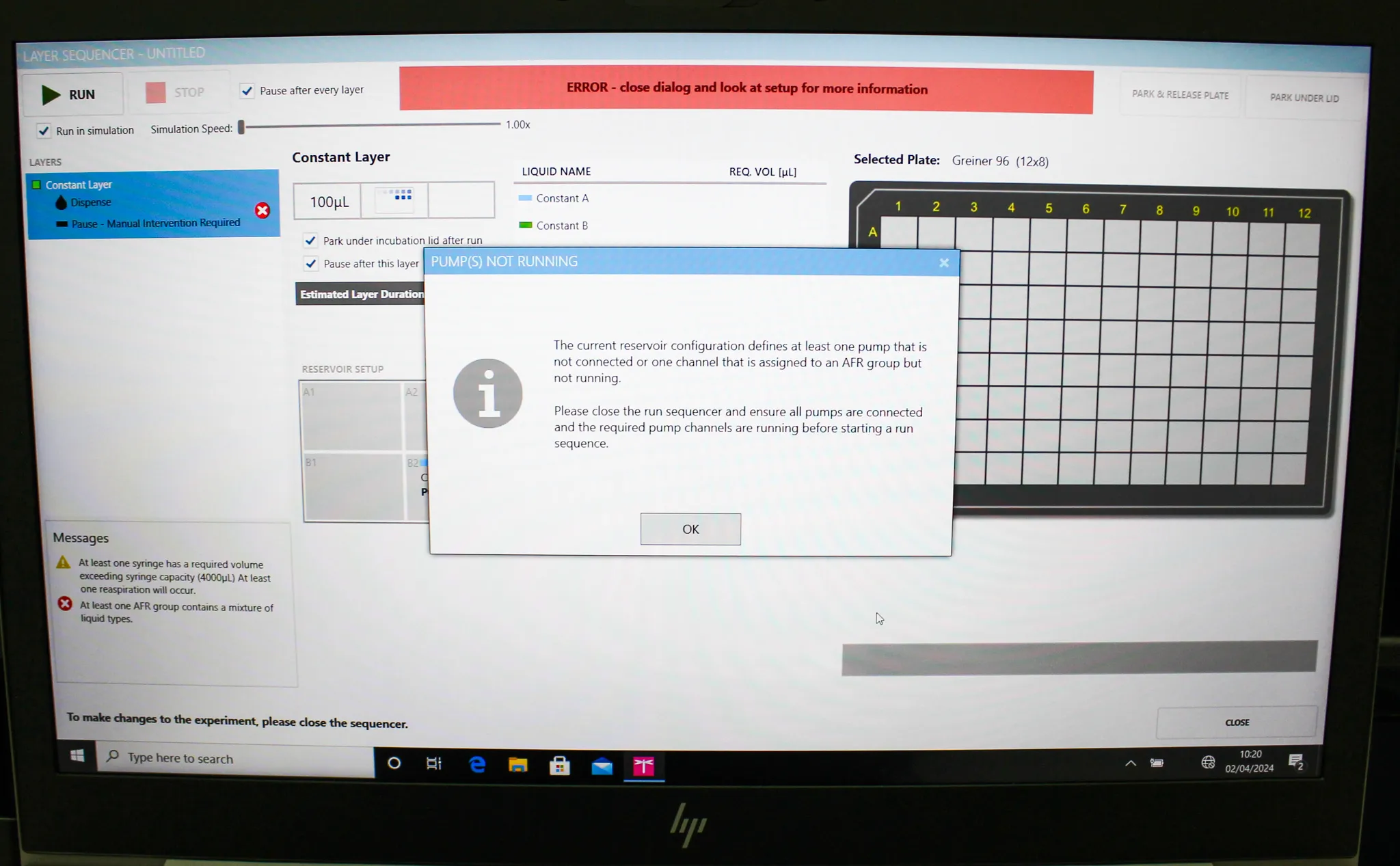 SPT Labtech Dragonfly Discovery Low Volume Liquid Handler System on Custom Cart (Dragonfly Discovery v2.51.10350)