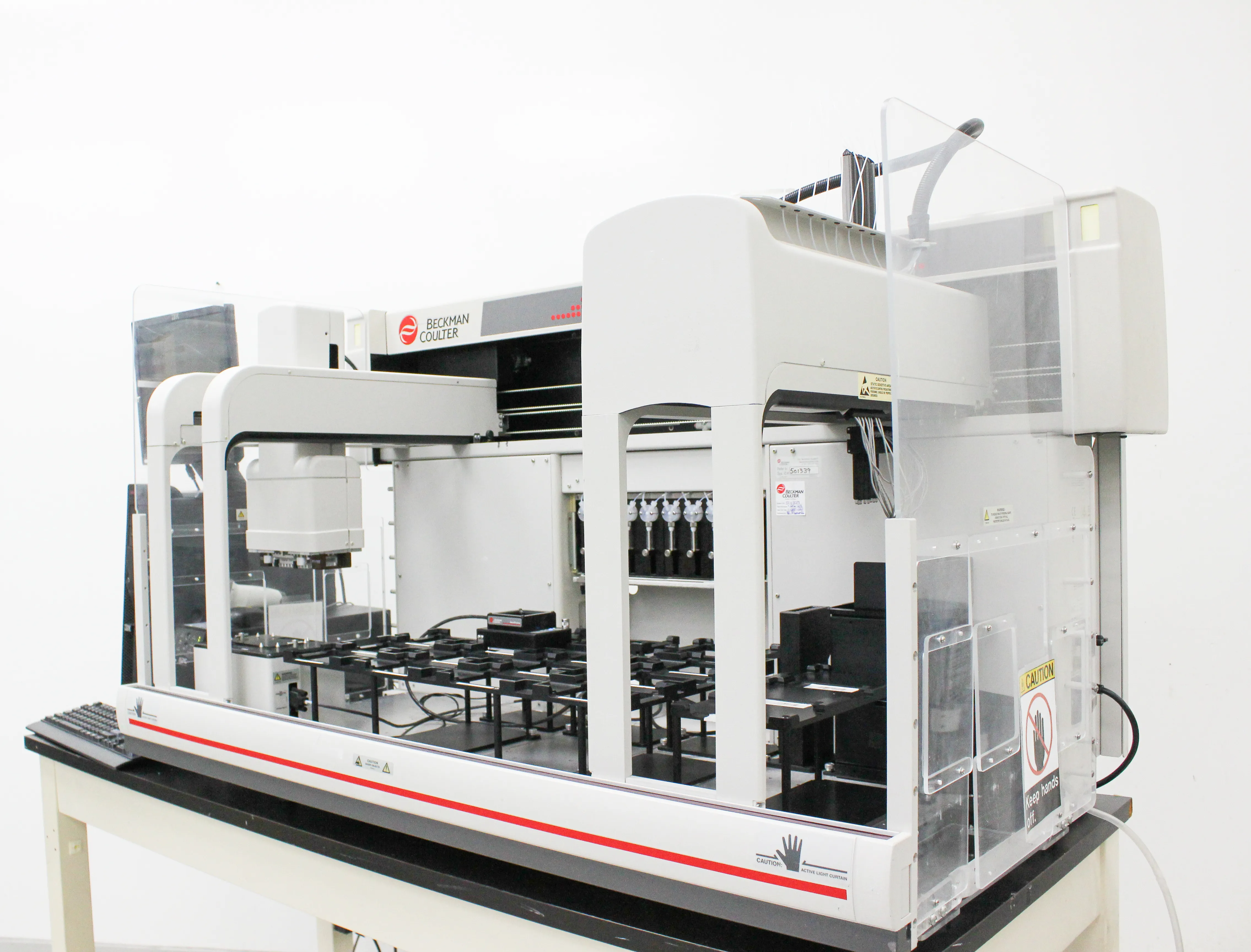 Beckman Coulter Biomek FXP Dual Arm Automated Liquid Handler A31844 w/ P200/96 Head & Span 8