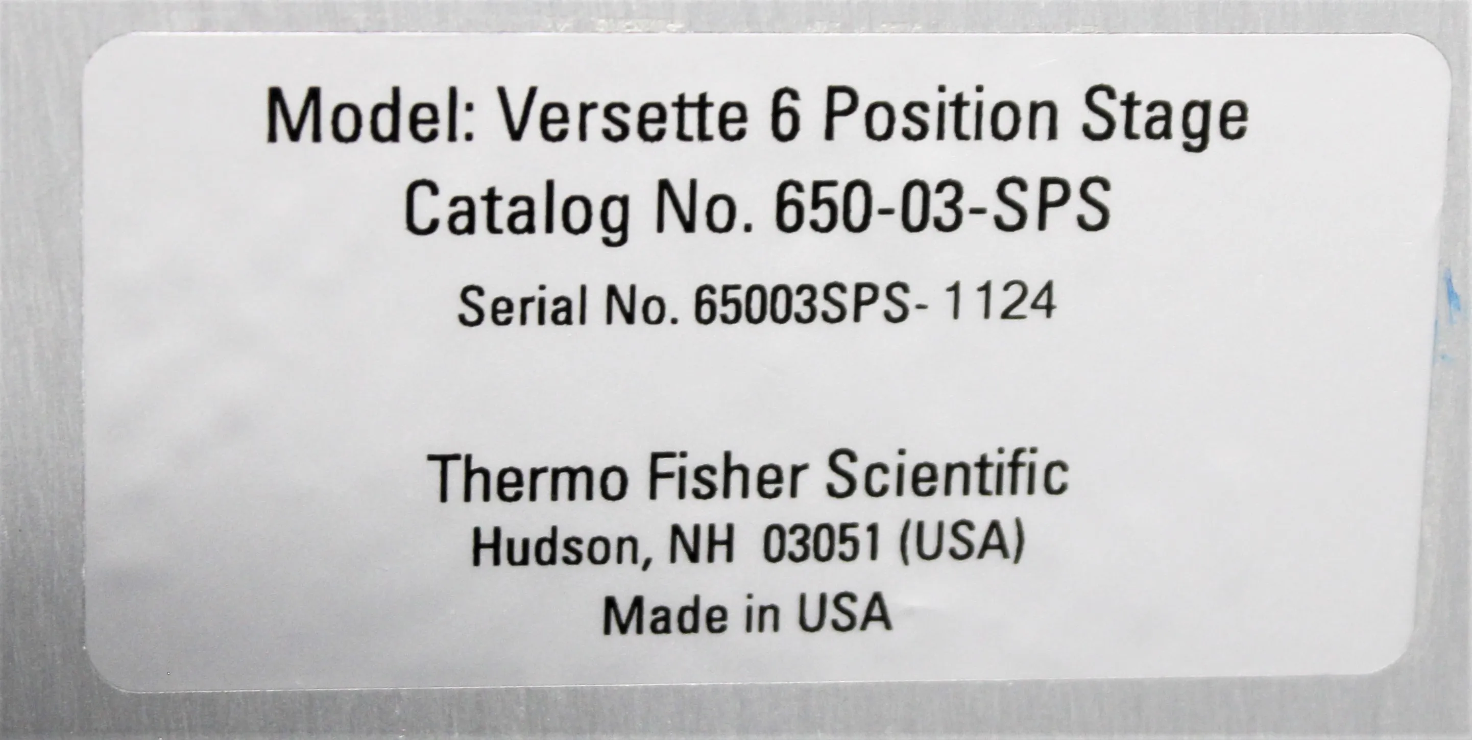 Thermo Scientific Versette 6 Position Stage Automated Liquid Handler