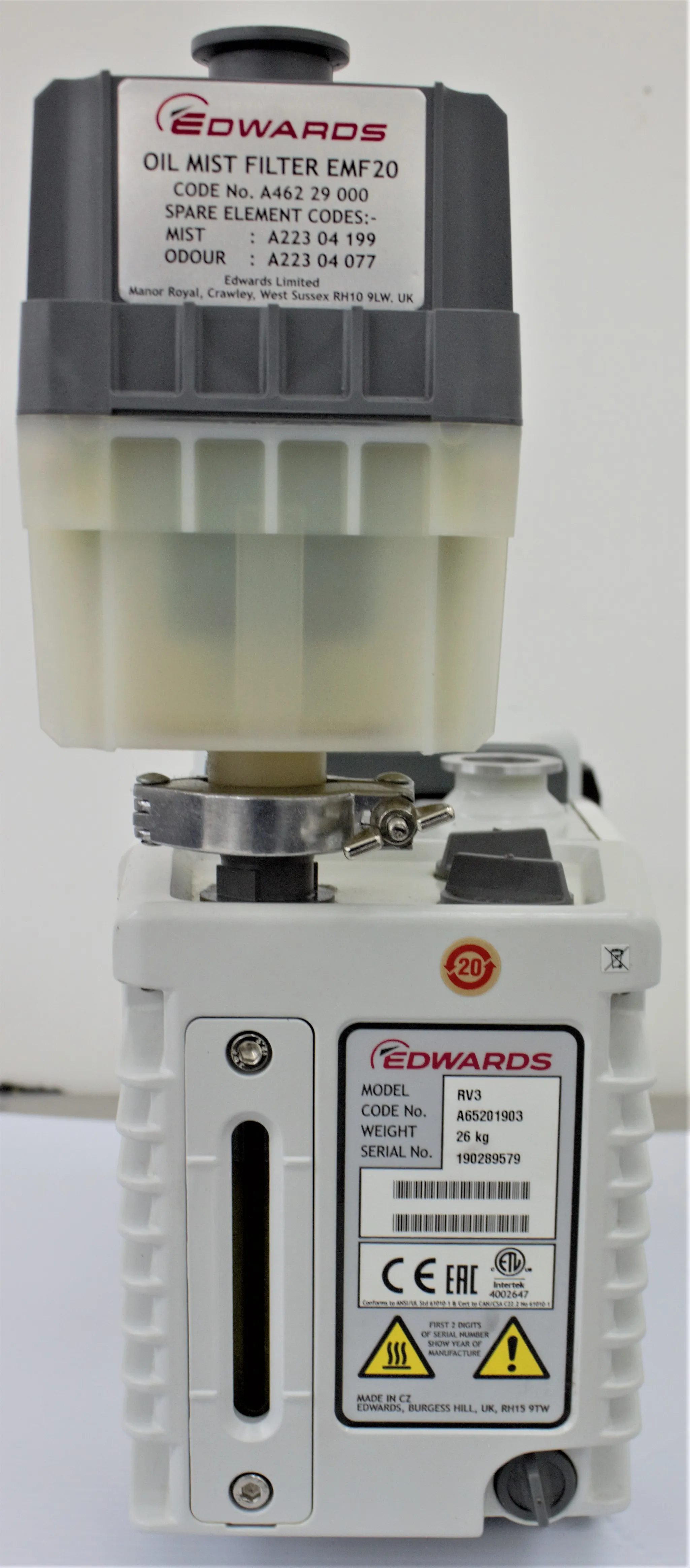 Edwards RV3 Vacuum Pump