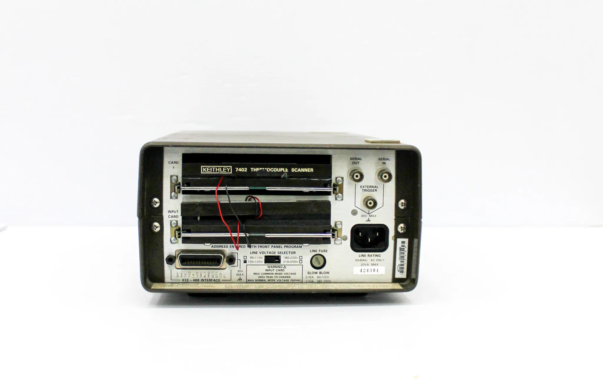 KEITHLEY System, Scanning and Thermometer Model: 740