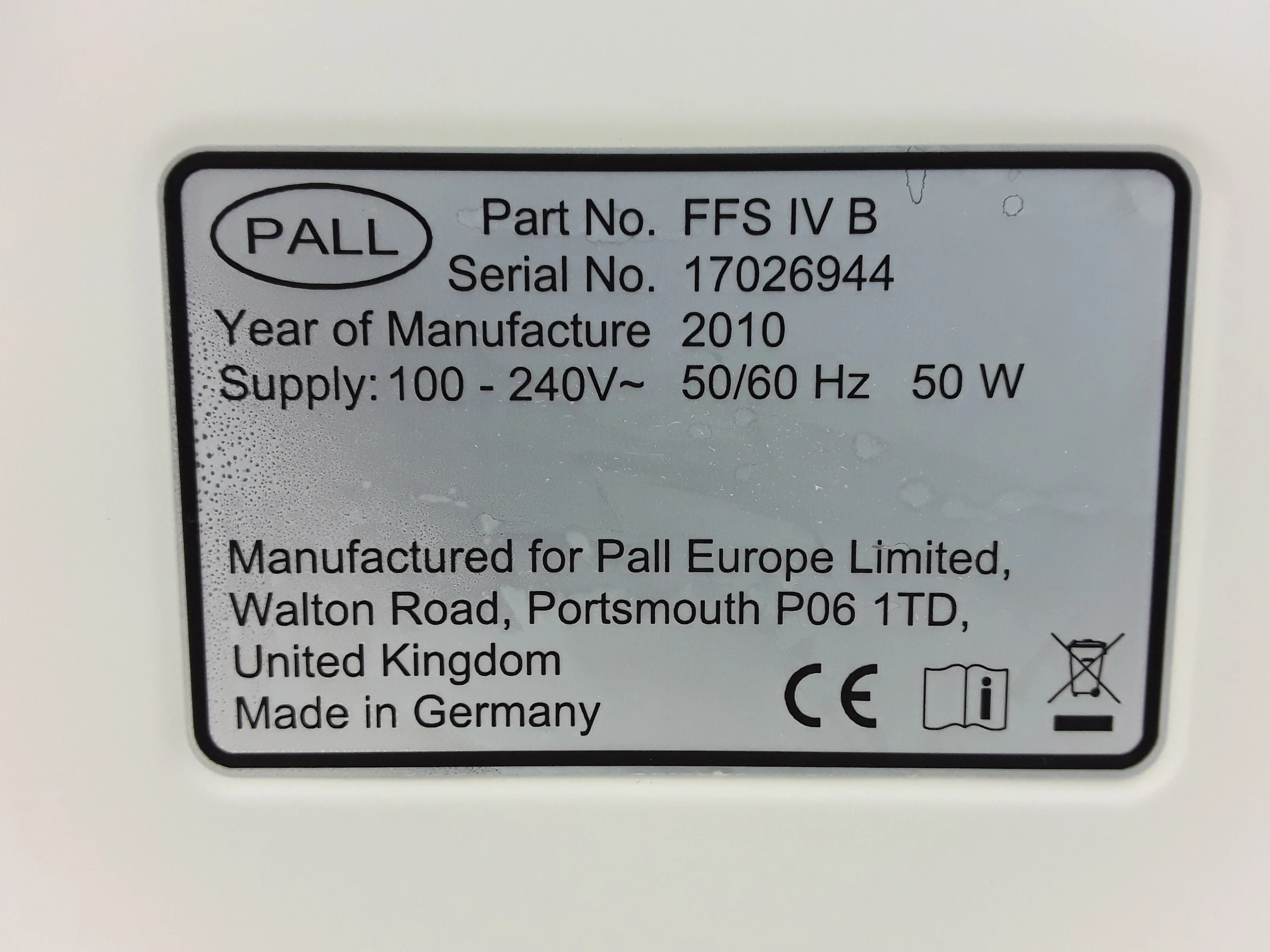 Pall Palltronic Flowstar IV B Used Clean Room Equipment - 7770512