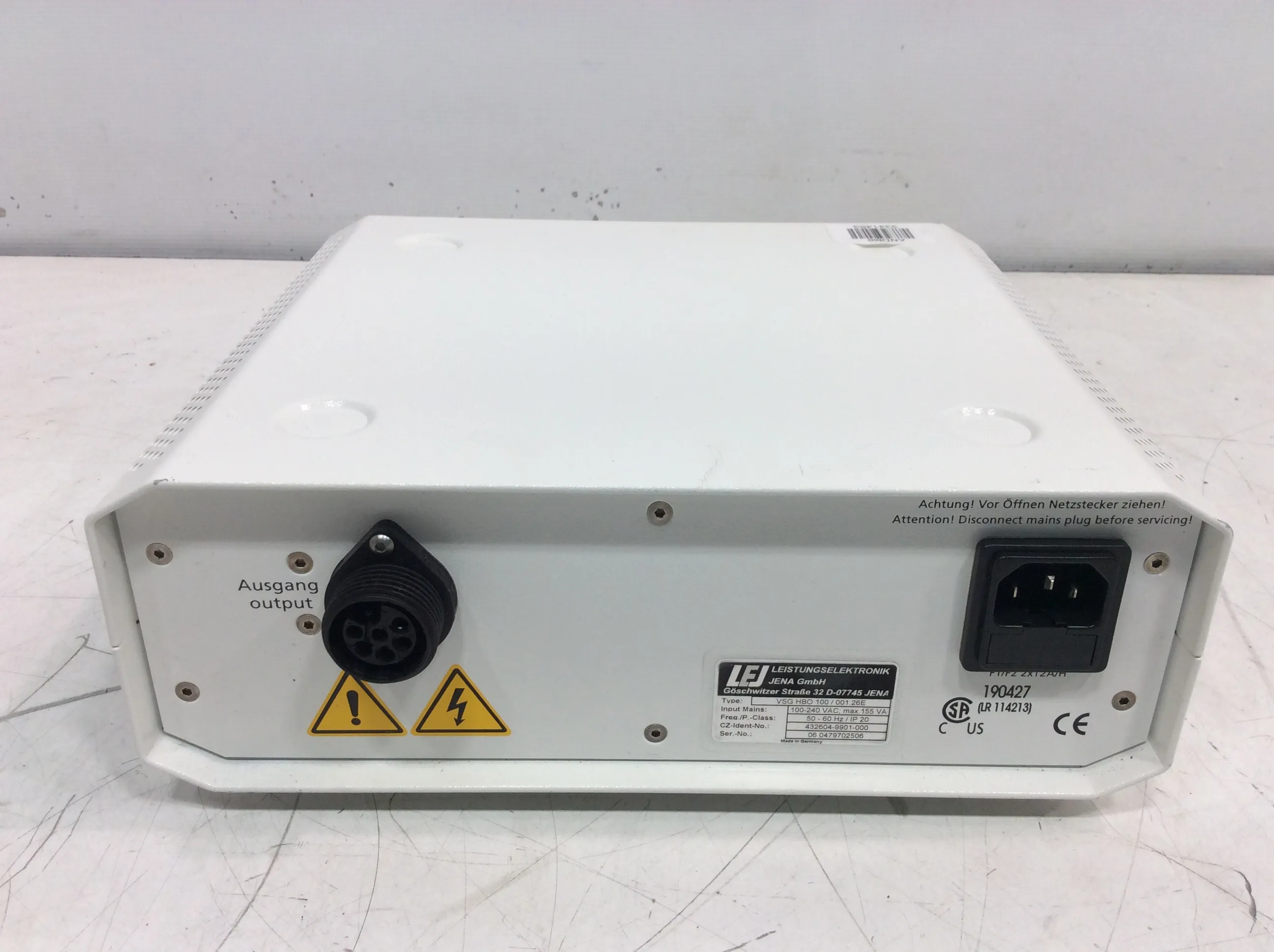 LEJ Leistungselektronik VSG HBO 100/001.26E Power Supply