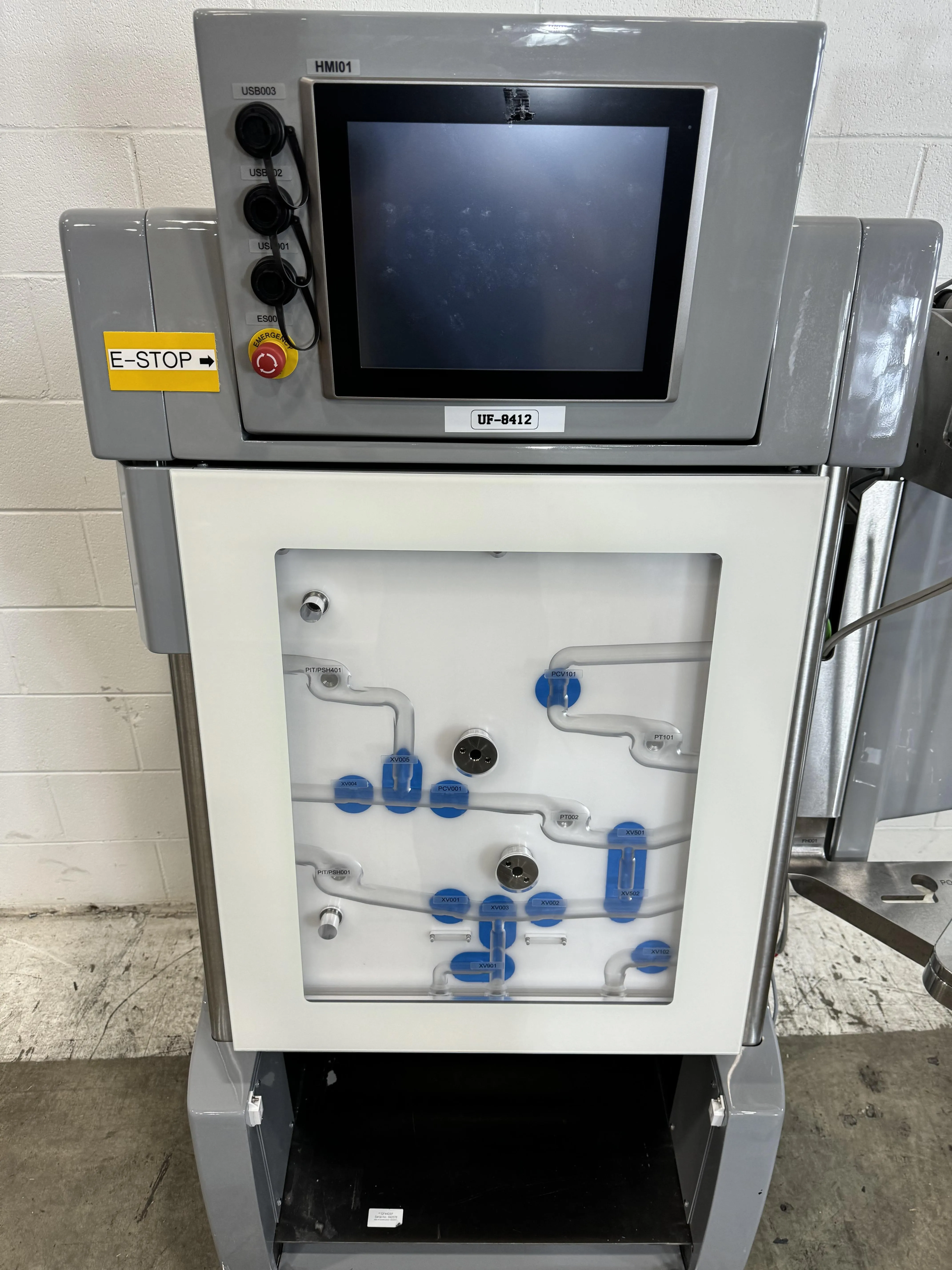 Used Millepore TF3S MobiusFlexReady Solution for Tangential Flow Filtration (TFF) with Pellicon Cassettes