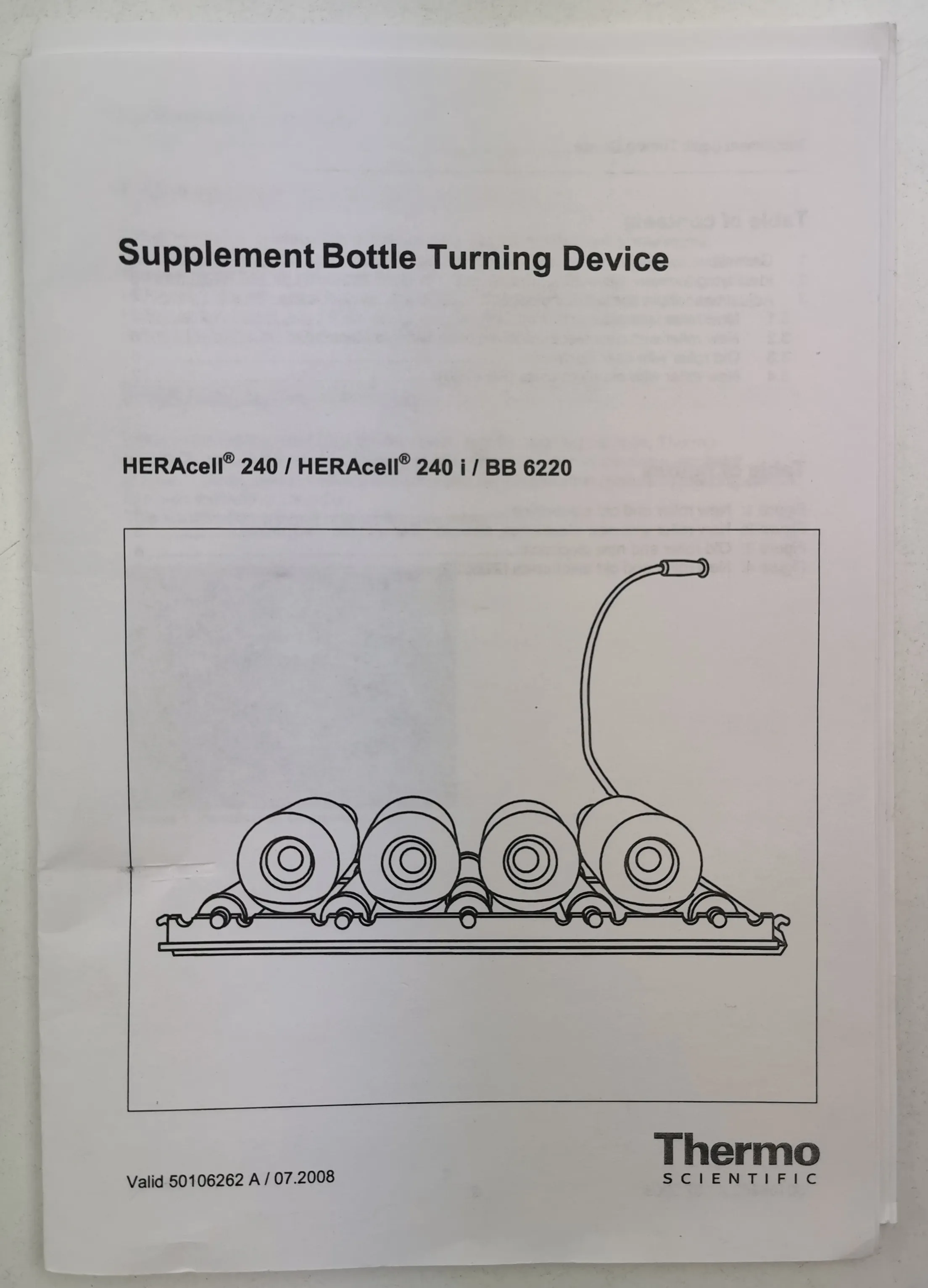 Thermo Scientific Supplement Bottle Turning Device for HERAcell 240/240i/BB6220