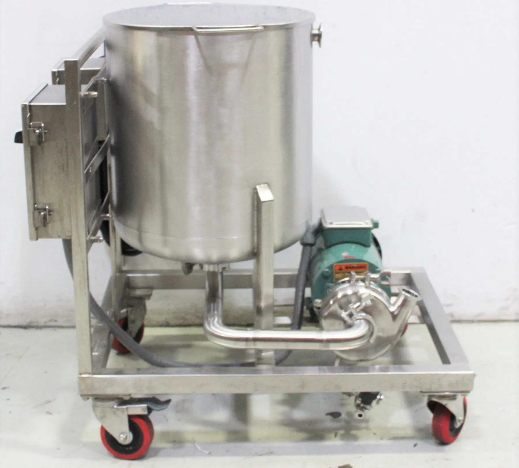 CIP Skid with Baldor 2HP Motor: Efficient and Portable Cleaning Solution