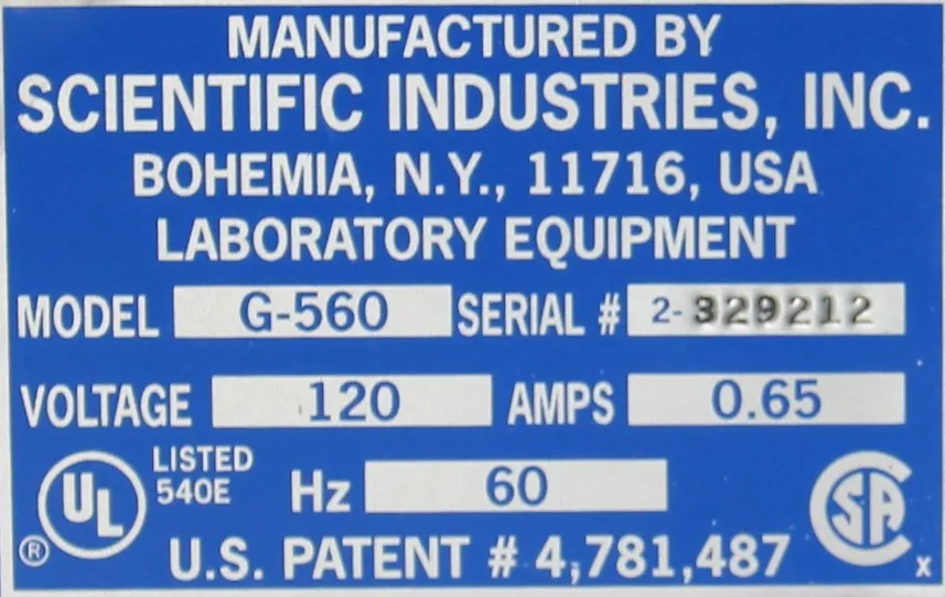 Scientific Industries Vortex-Genie 2T Laboratory Vortexer