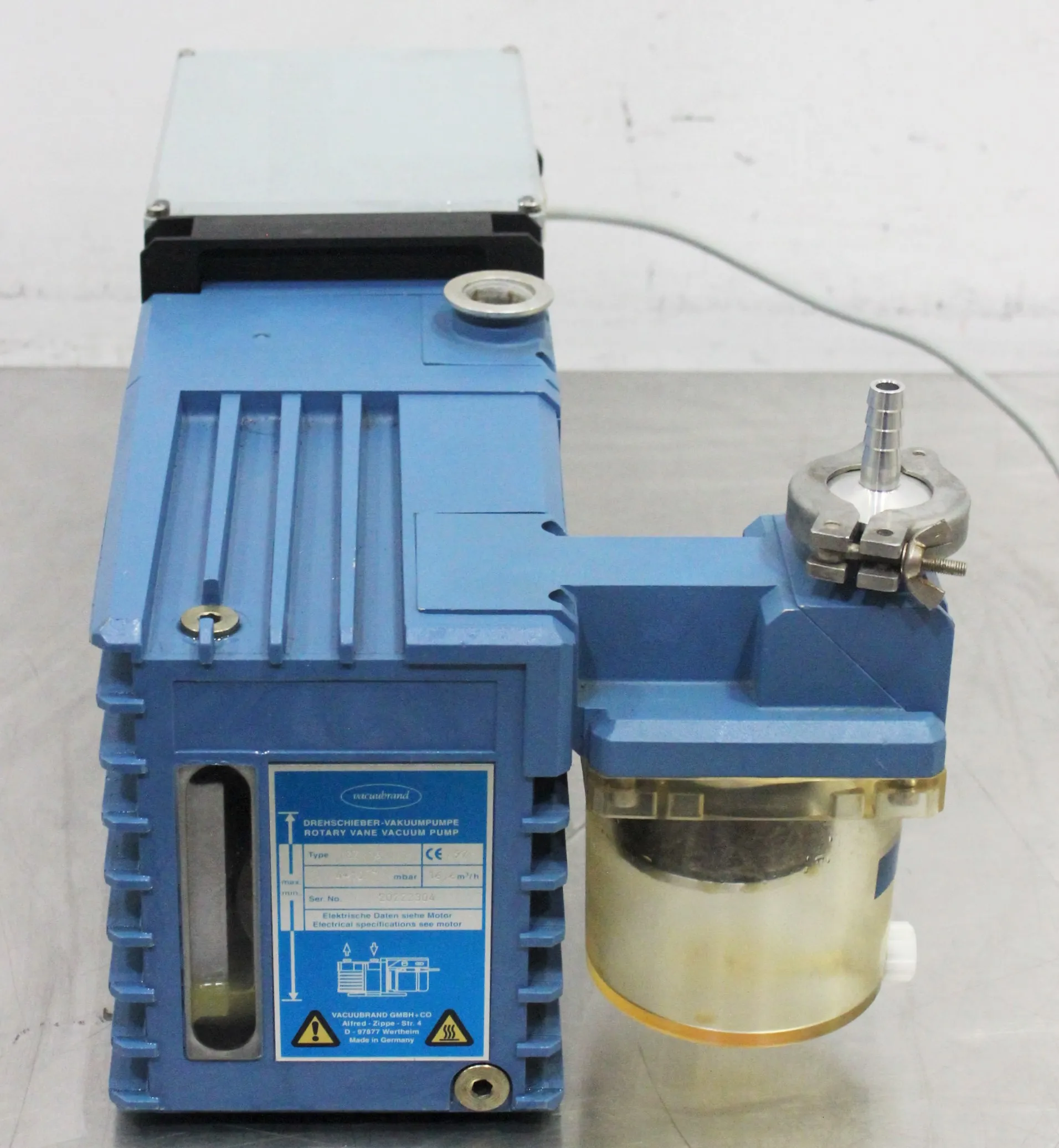 Vacuubrand RZ 16 Dry Vacuum Rotary Vane Pump 220V 50Hz UK 20222304