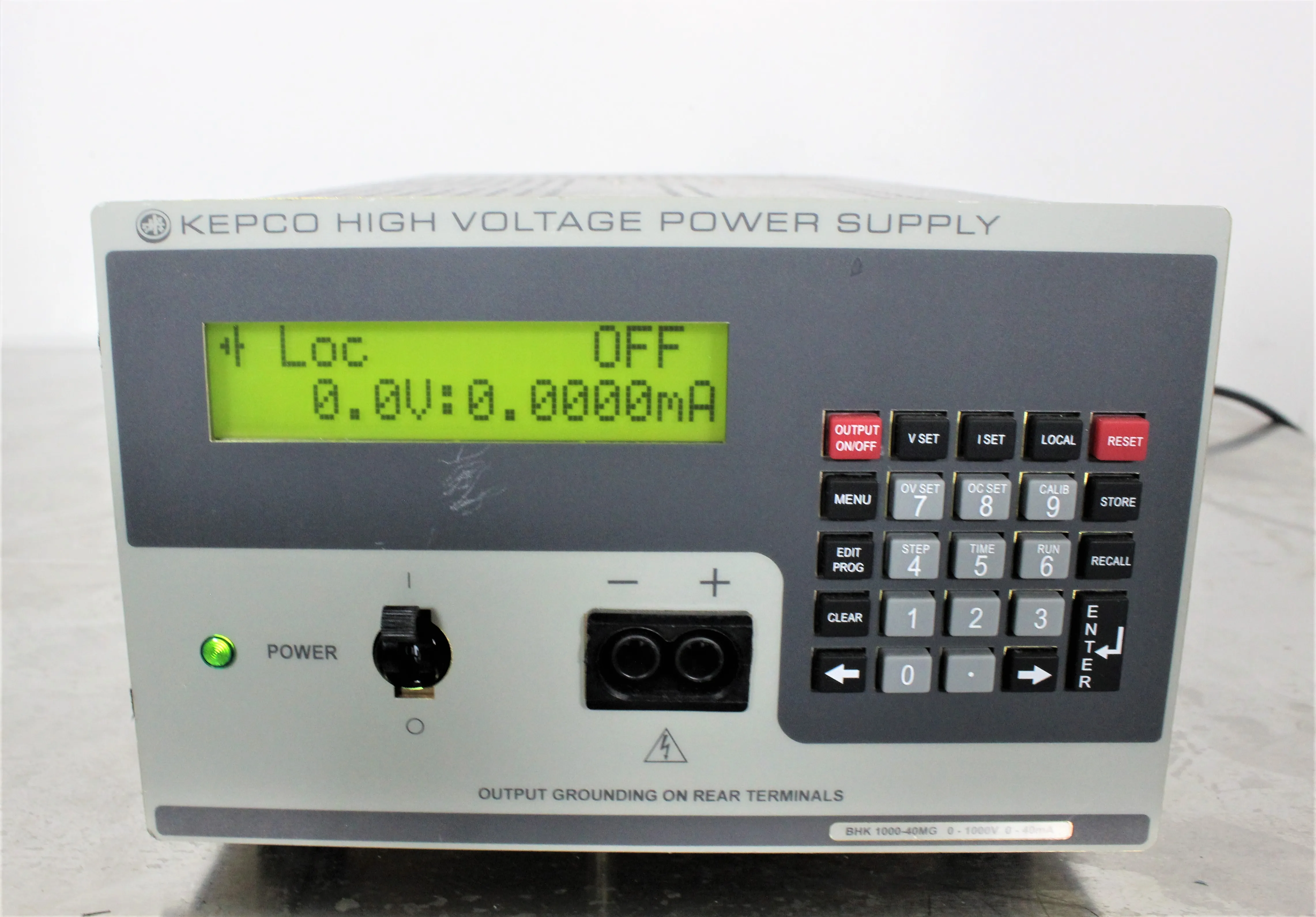 Kepco BHK 1000-40MG Power Supply - Used Voltage-Current Stabilizer