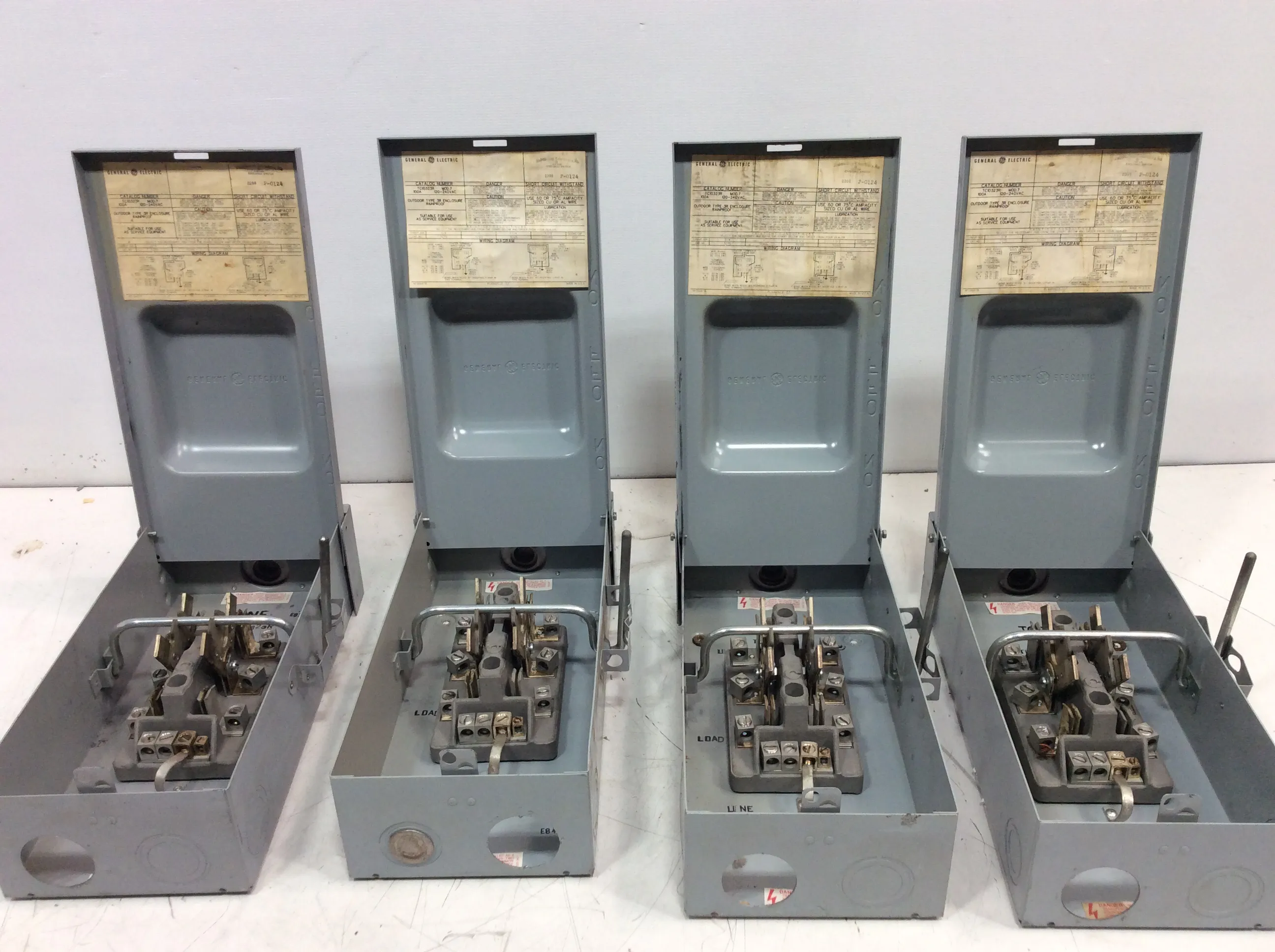 GE Power Transfer Switch Cat. TC10323R - Lot of 4 - Used - Class 2