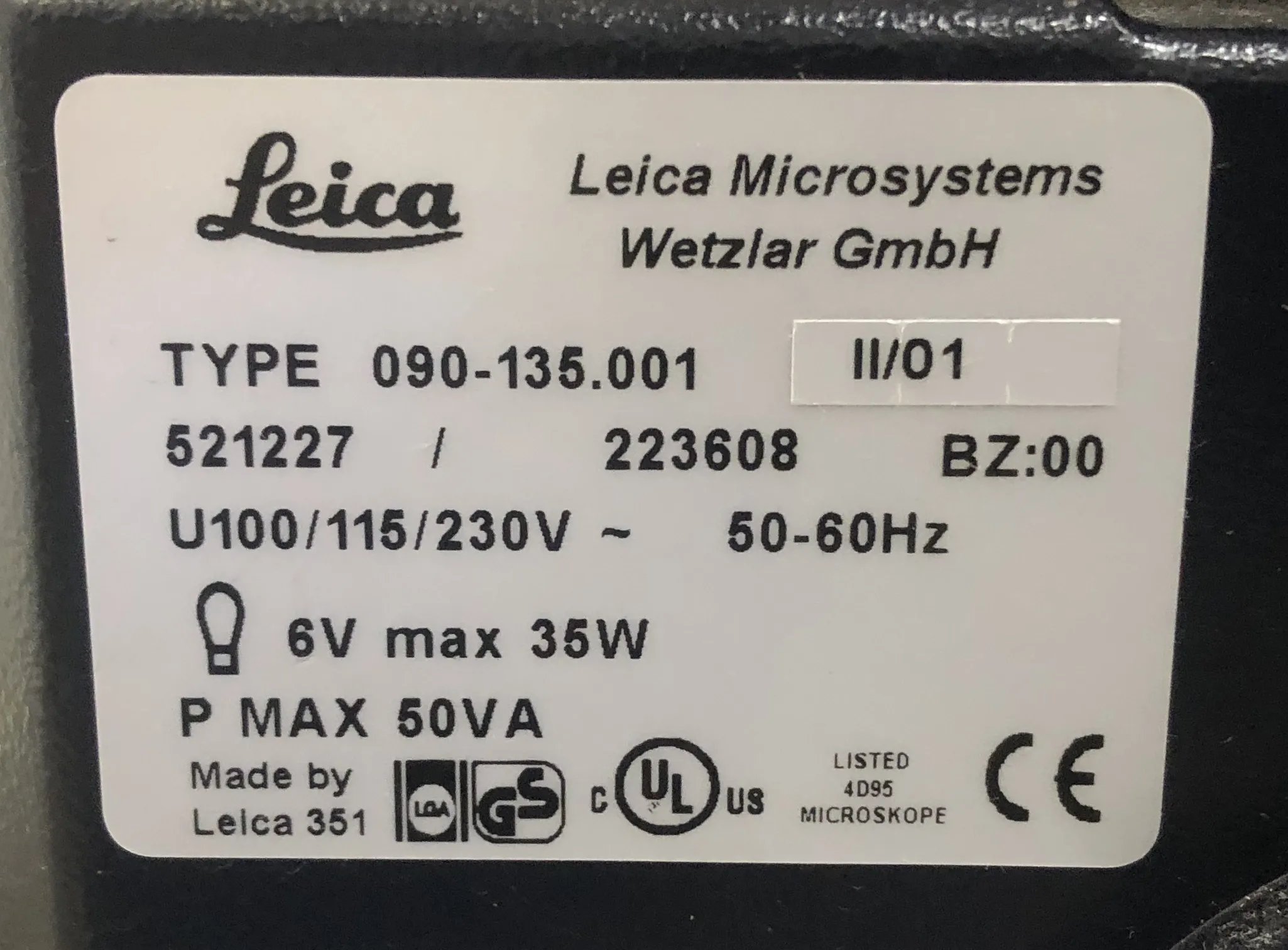 LEICA DMIL Inverted Contrasting Microscope 521227