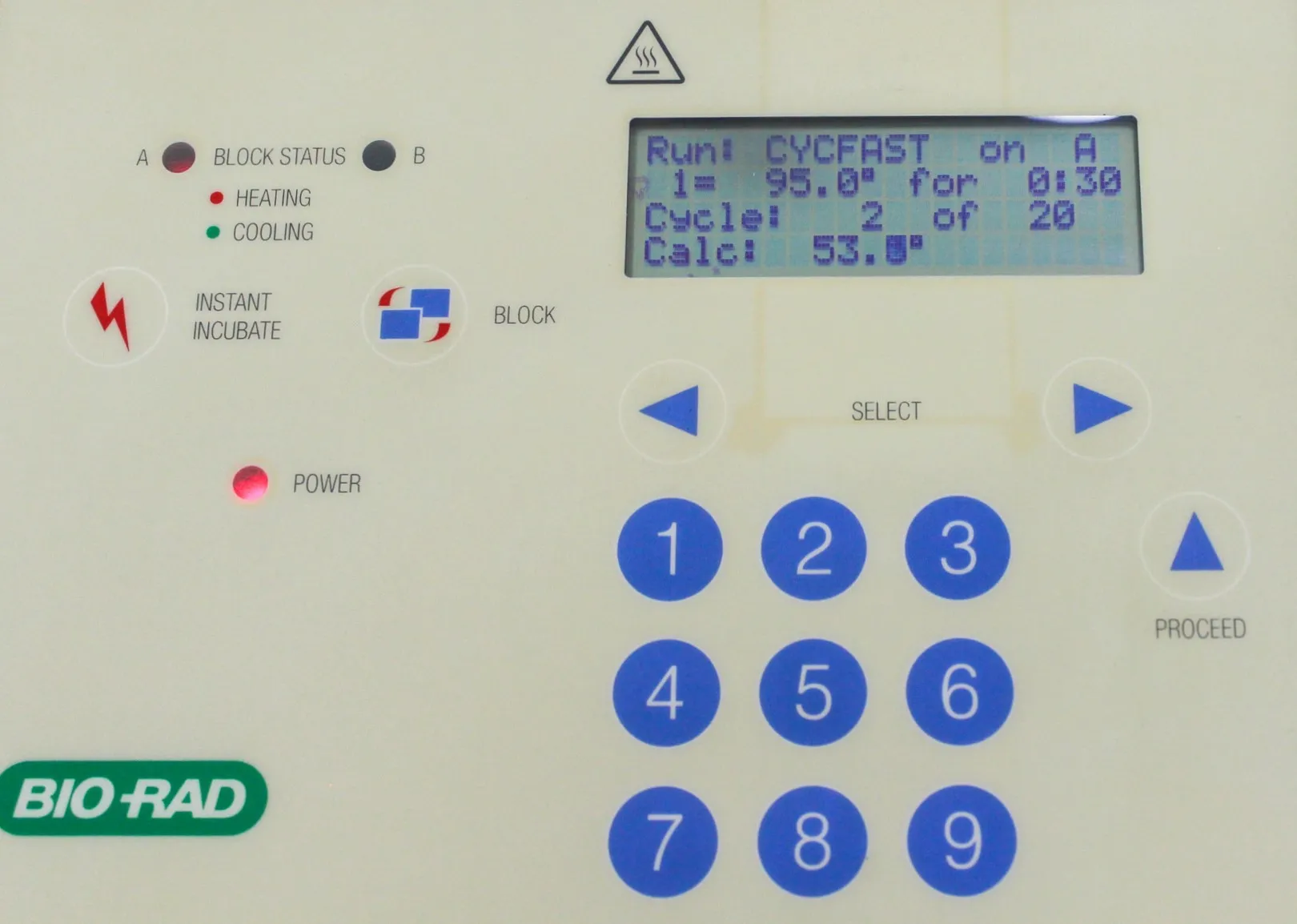 Bio Rad Dual Block Well DNA Engine Thermal Cycler Model: ALD1244 and PTC0200