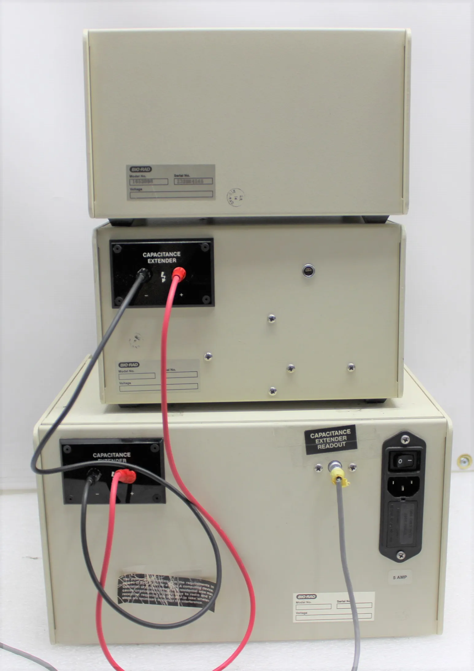 Bio-Rad Gene Pulser 1652076 with Capacitance Extender 1652087 and Pulse Controller 1652098