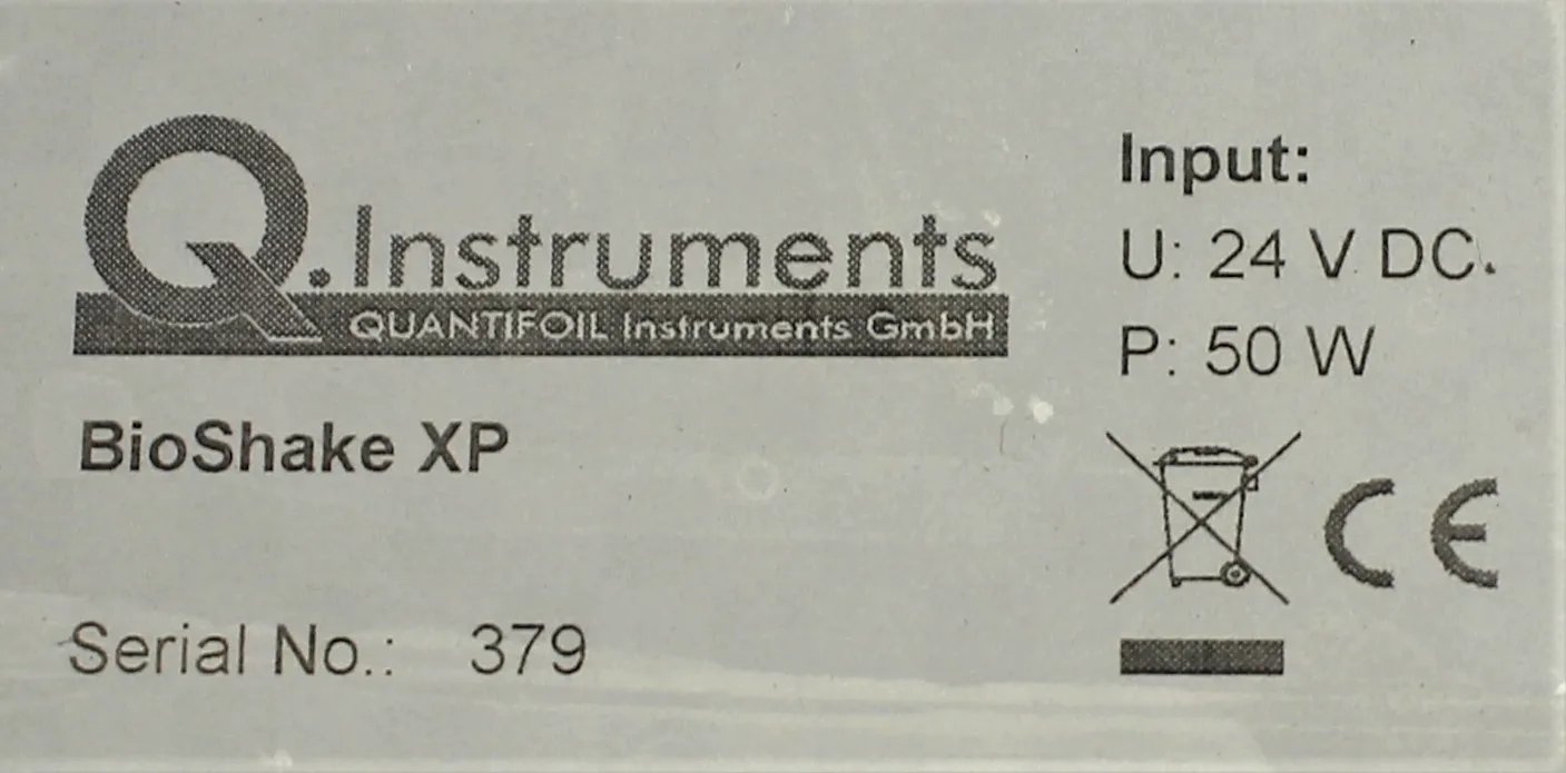 Q Instruments Bioshake XP Microplate Mixer 379