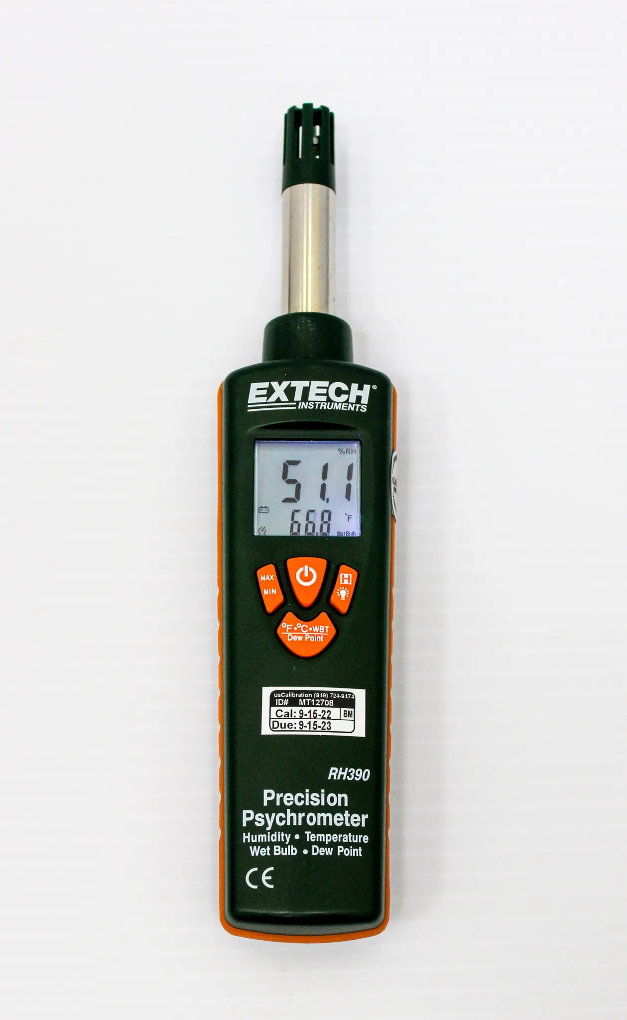 Extech RH390 Precision Psychrometer & 407123 Hot Wire Thermo-Anemometer