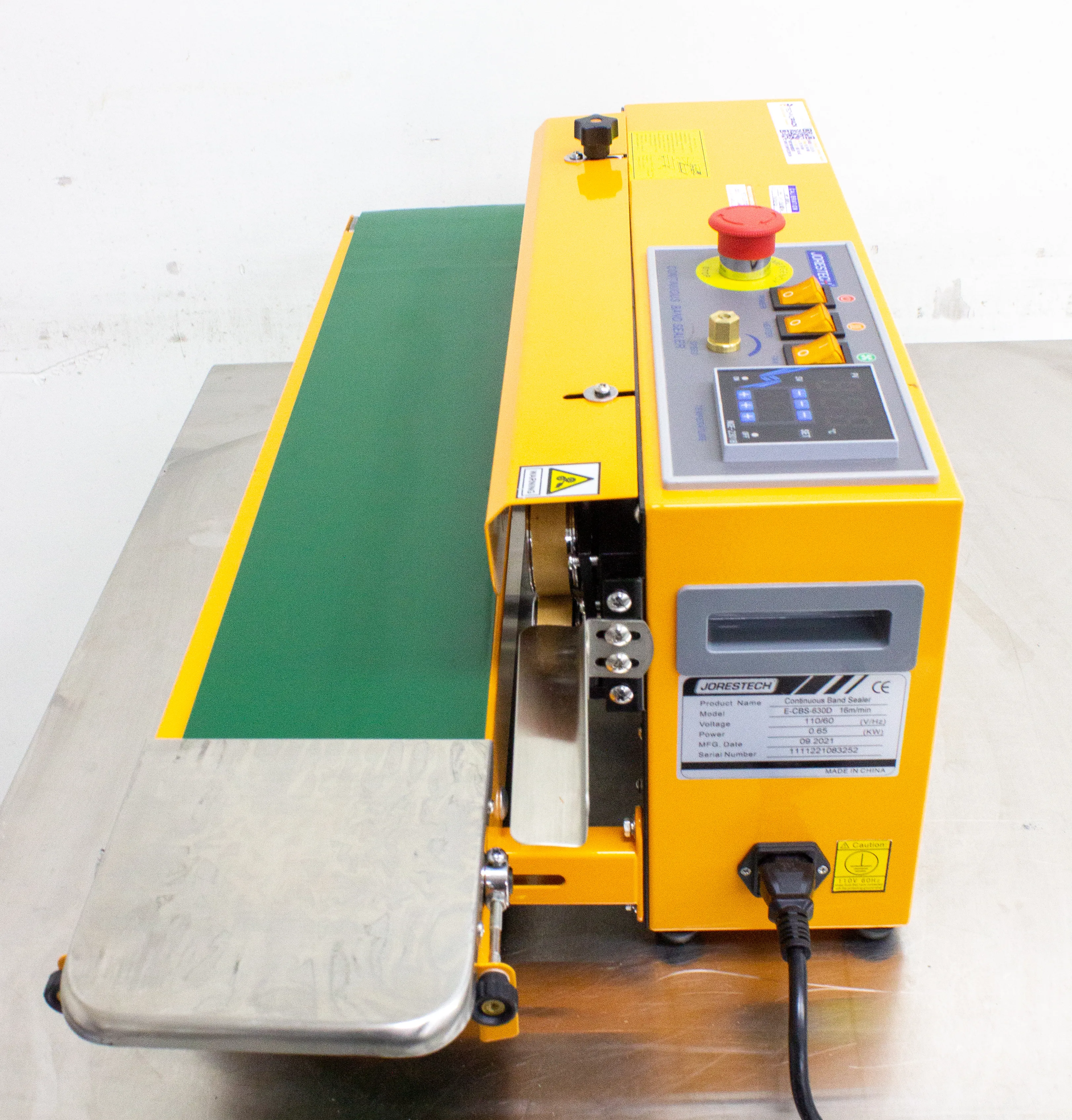 Jorestech Continuous Band Sealer Model E-CBS-630D