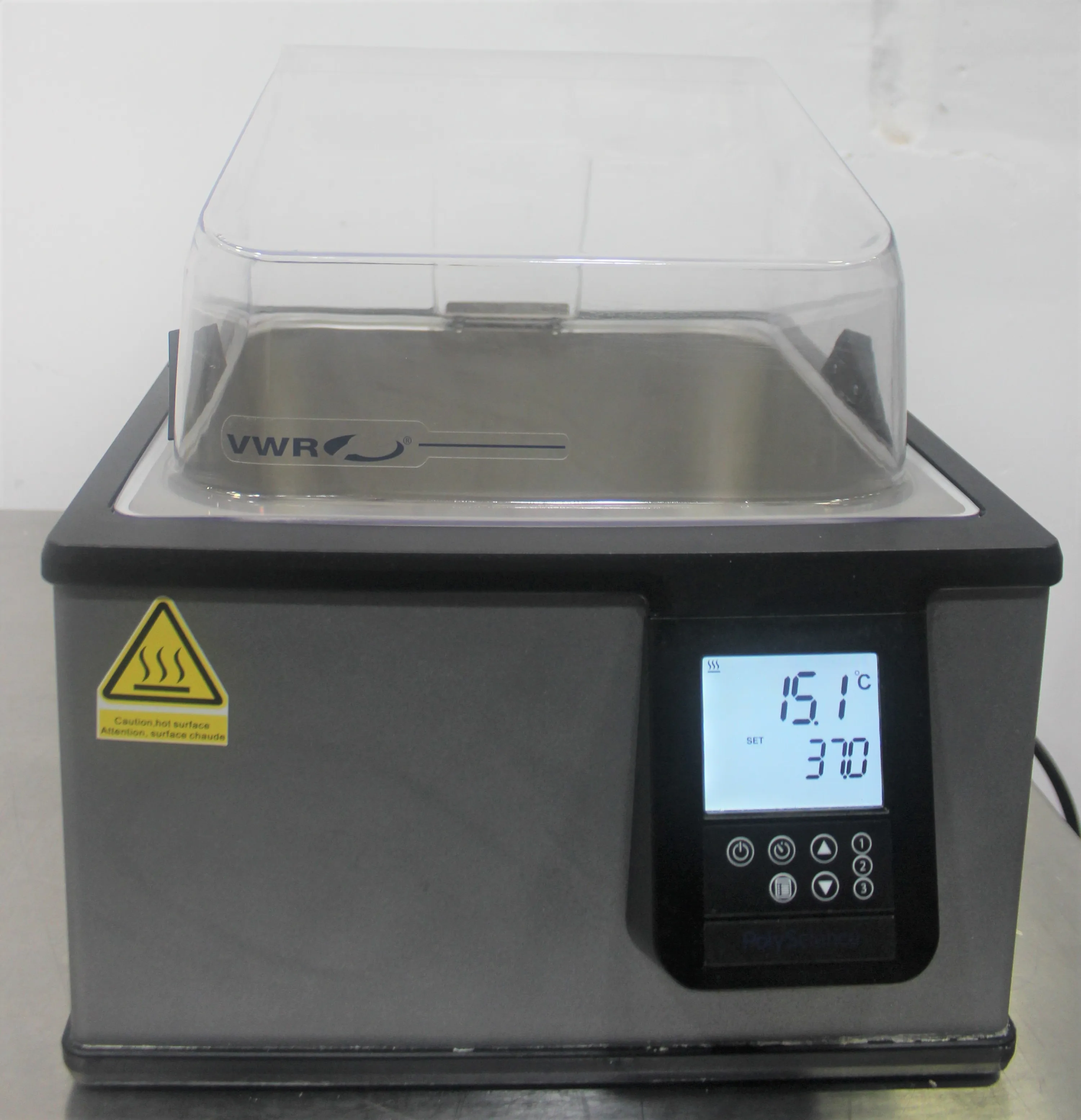 VWR WB10 Digital Lab Water Bath with Stainless Steel Reservoir - Used