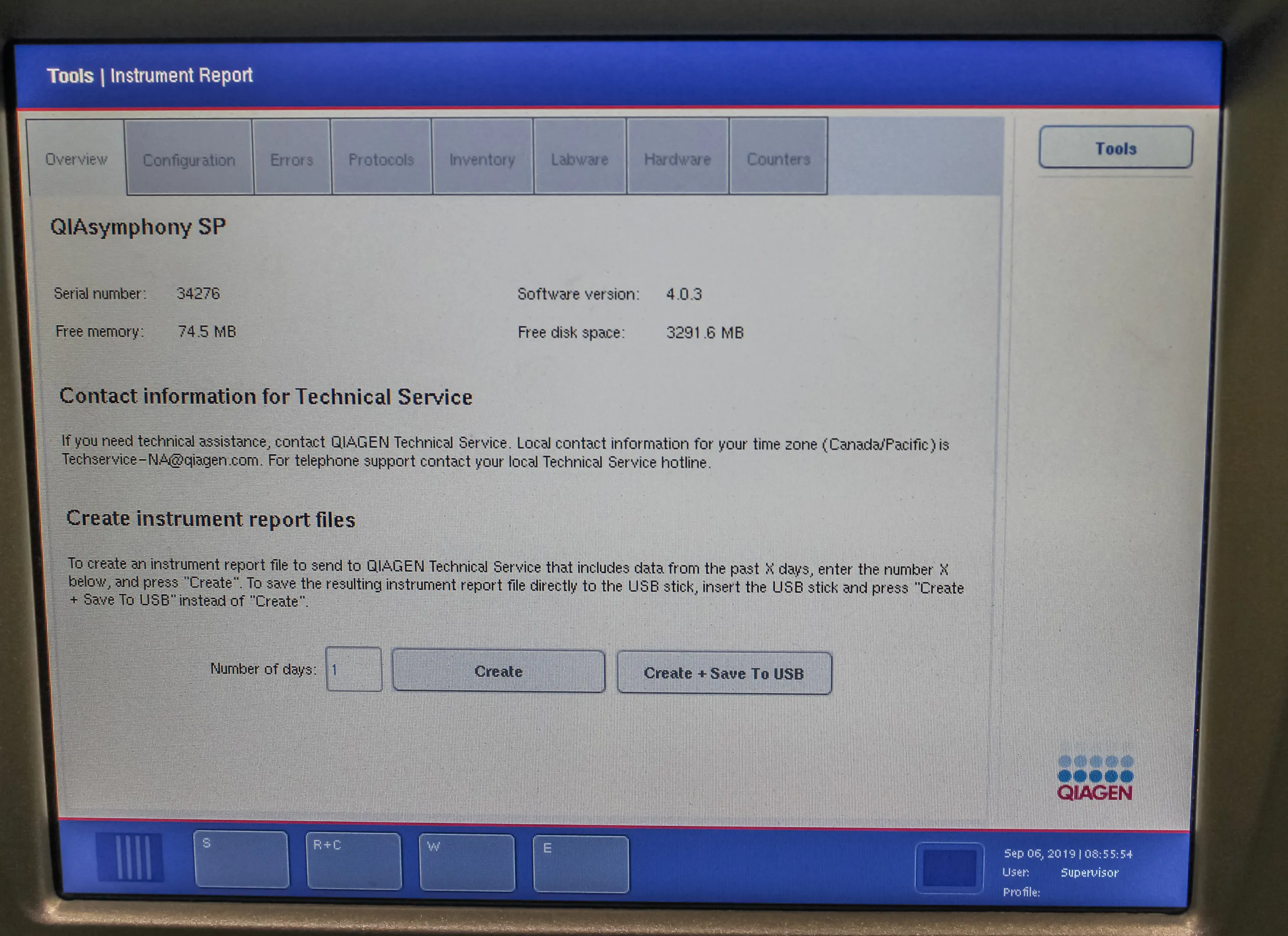 Qiagen QIAsymphony SP DNA Synthesizer