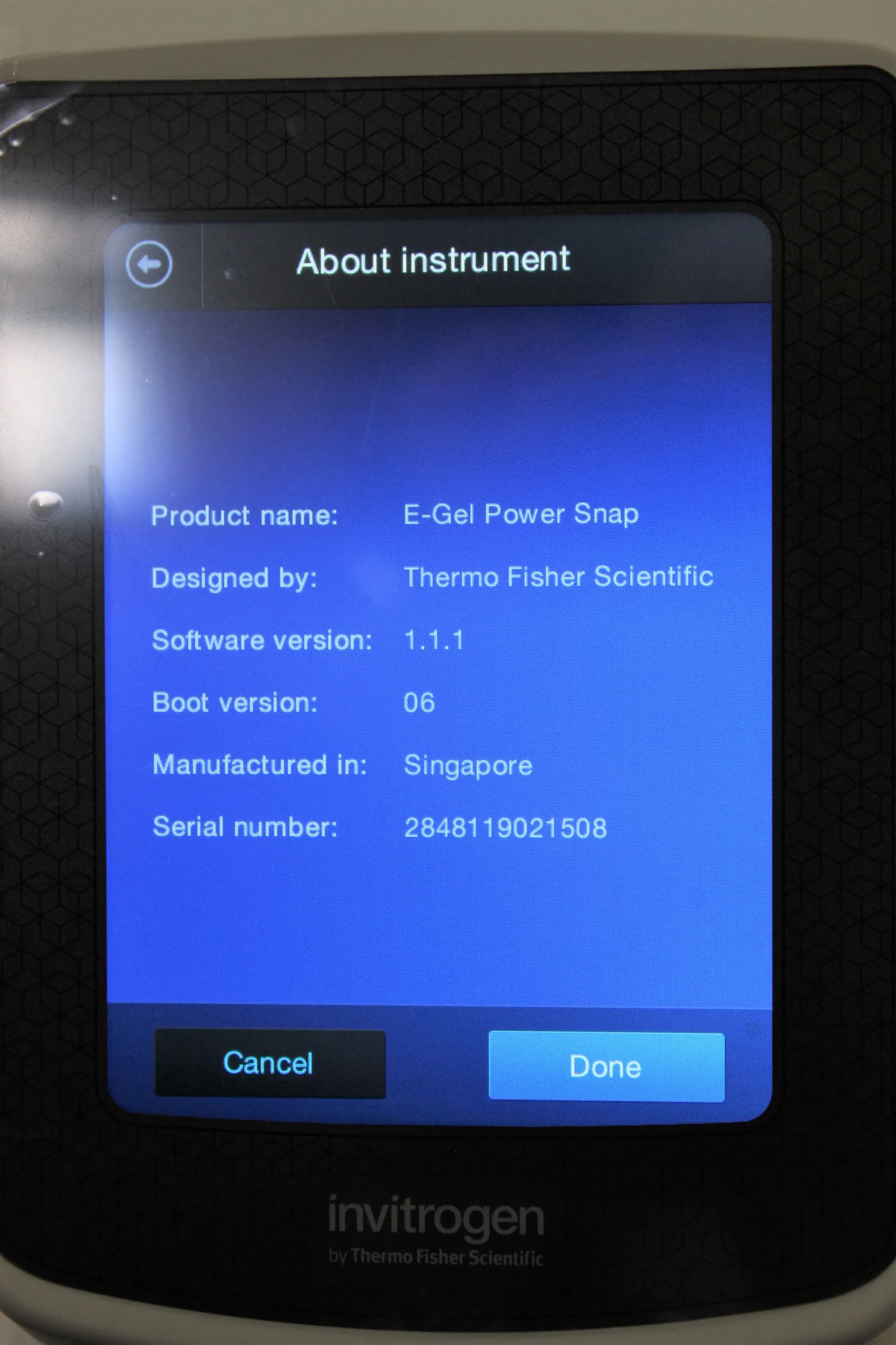 Invitrogen E-Gel Power Snap Electrophoresis System