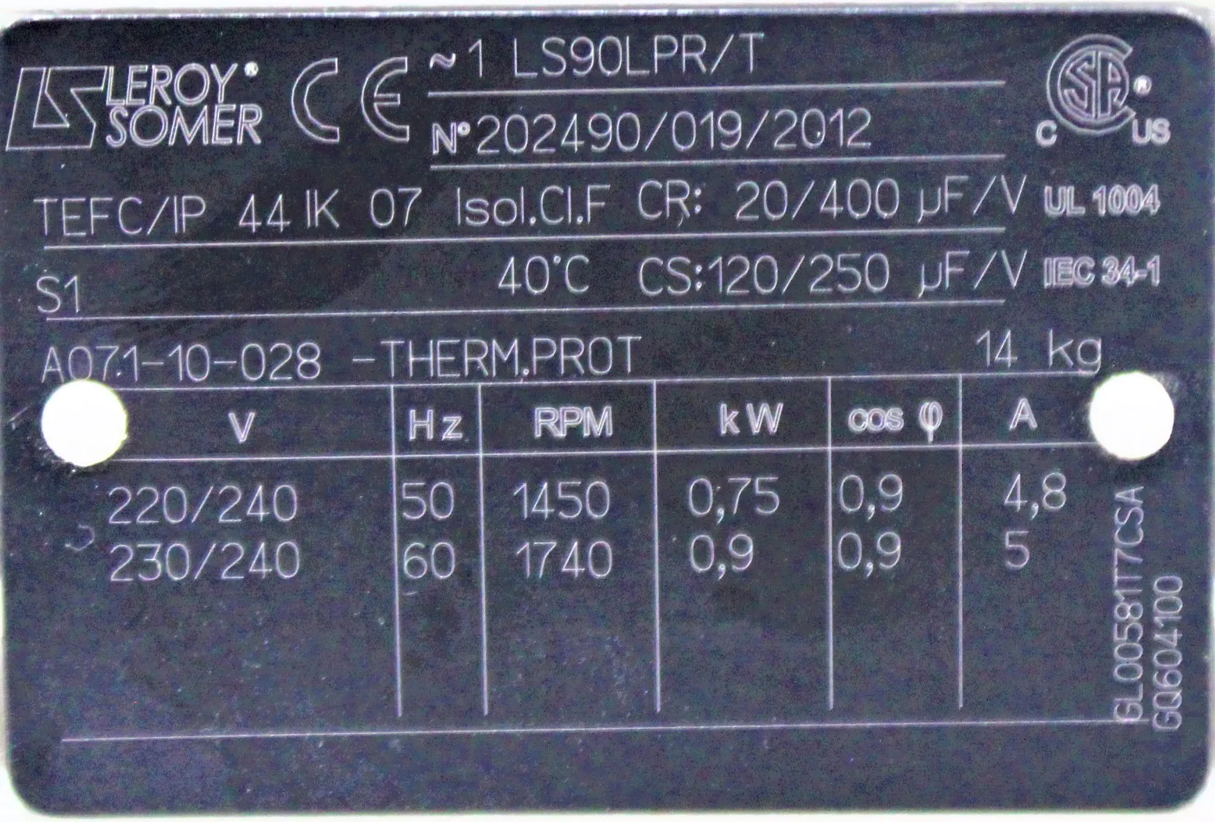 Edwards E2M30 Rotary Vane Vacuum Pump