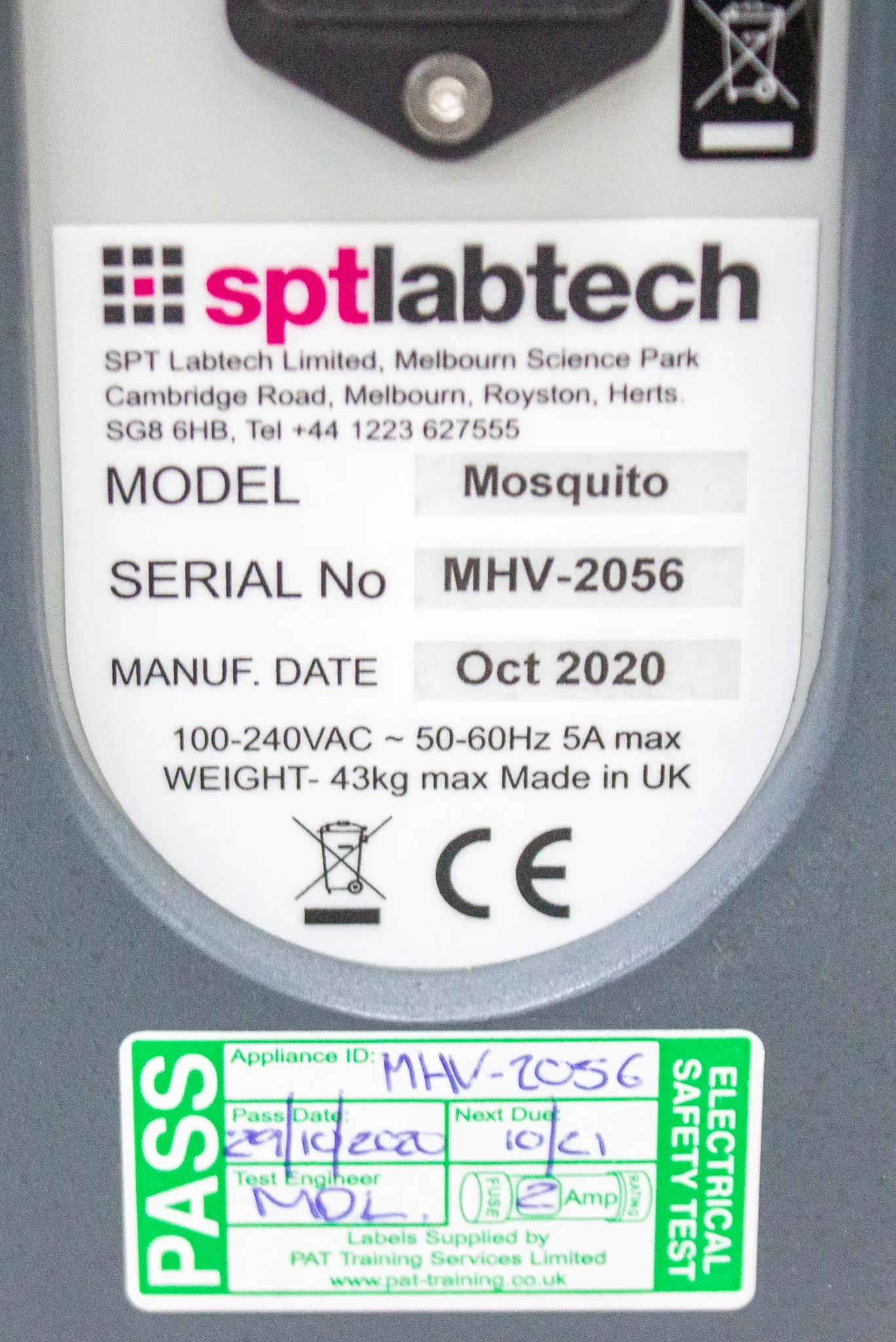 SPT Labtech Mosquito HV High Volume Liquid Handler System Mosquito HV