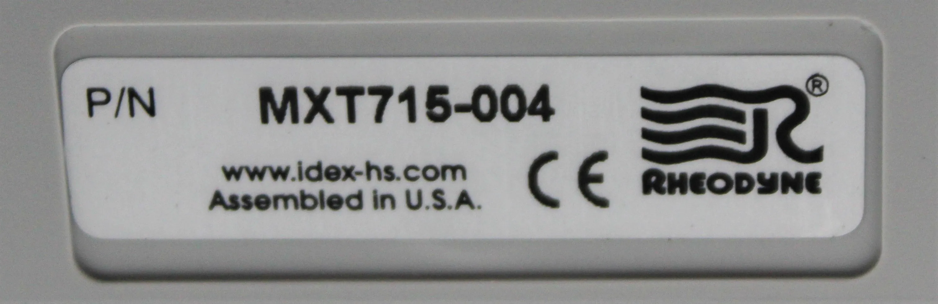 Rheodyne MXT715-004 Ultra High Pressure 6-Port Motorized Valve