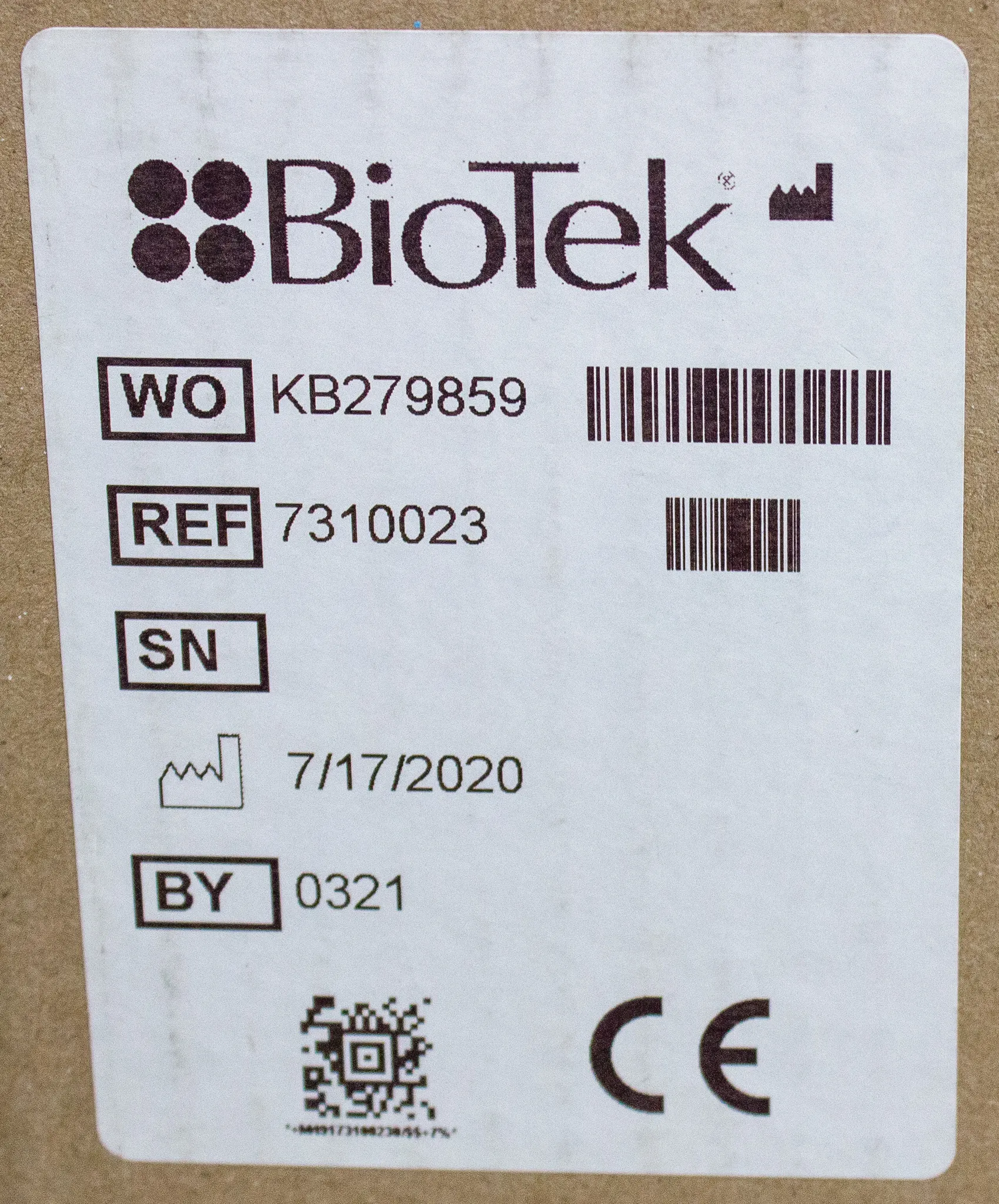 BioTek 7310023 Stack Set for Biostack Microplate Stacker