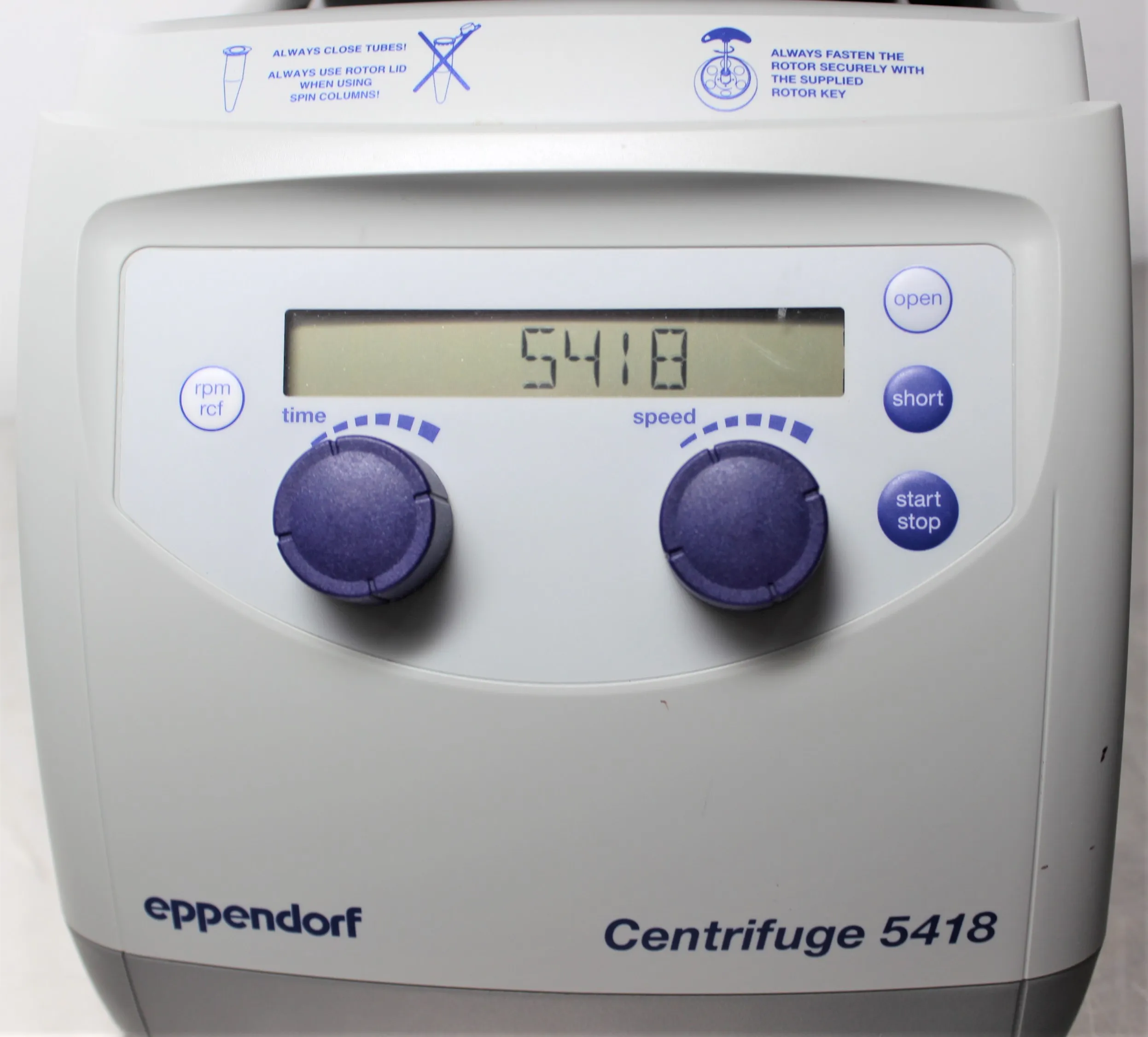 Eppendorf Microcentrifuge Model 5418 Class 1 Used Centrifuge