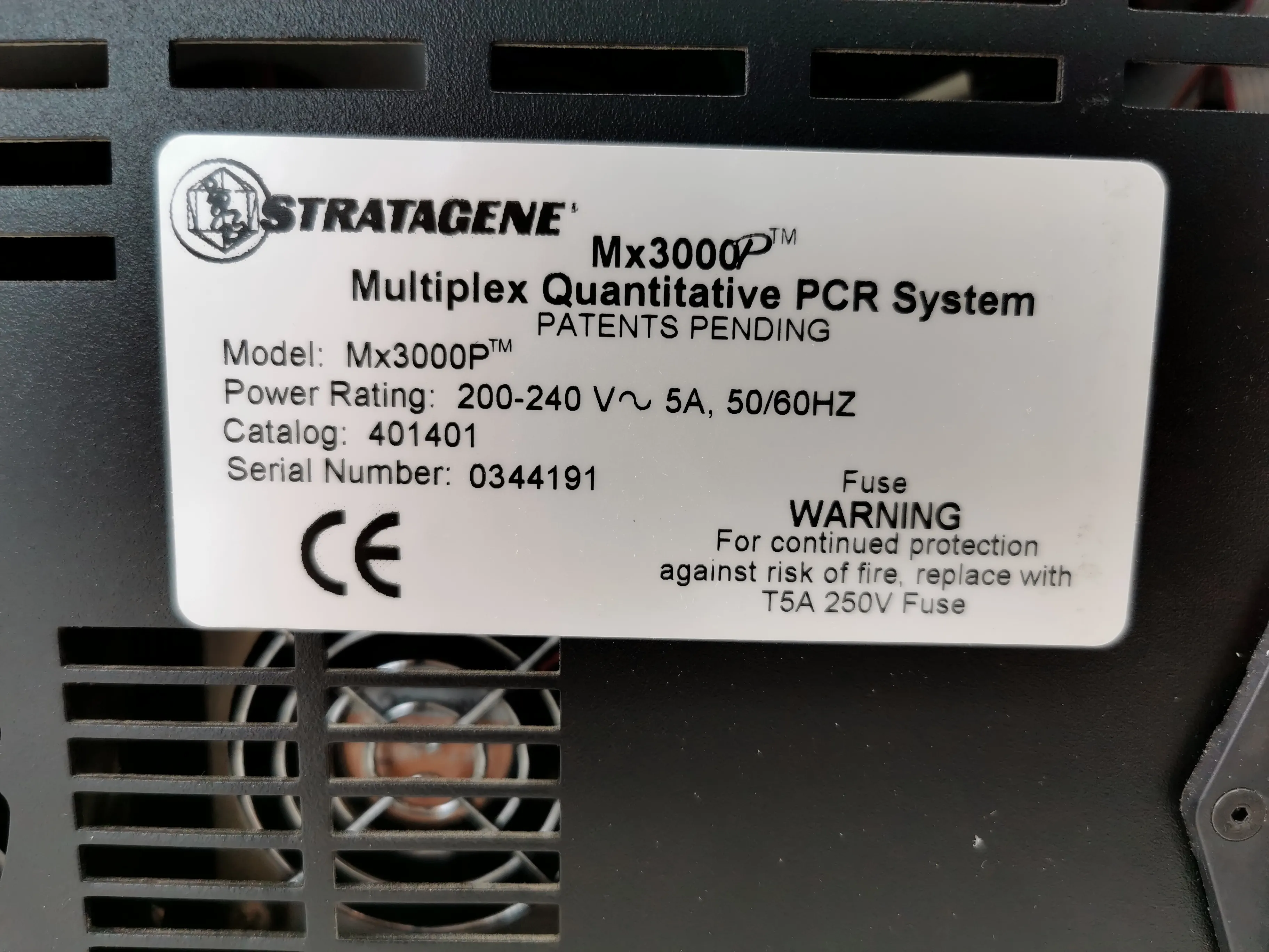 Stratagene Mx3000P Real-Time PCR System