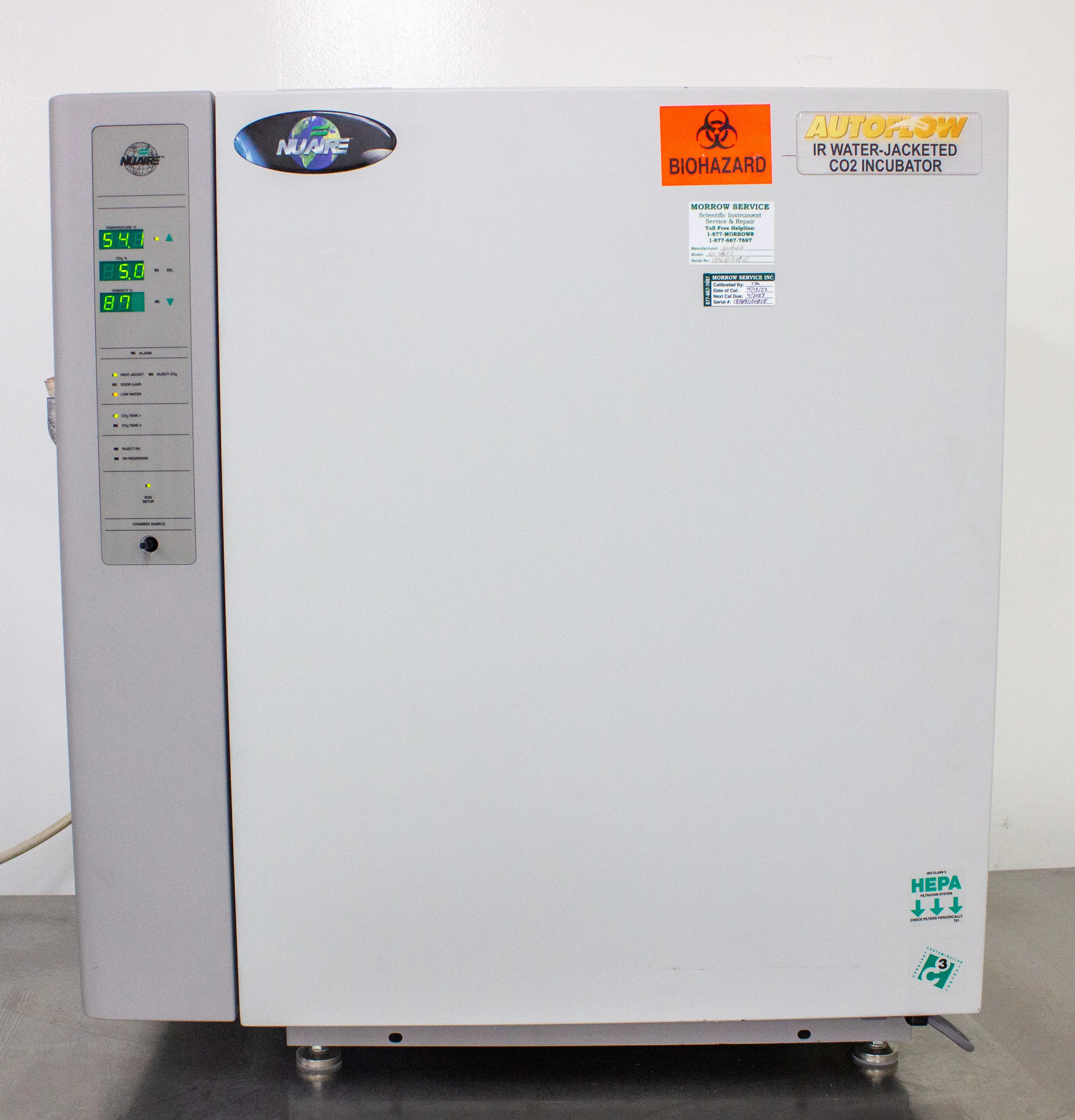 NuAire NU 4850 US Autoflow Water Jacketed CO2 Incubator